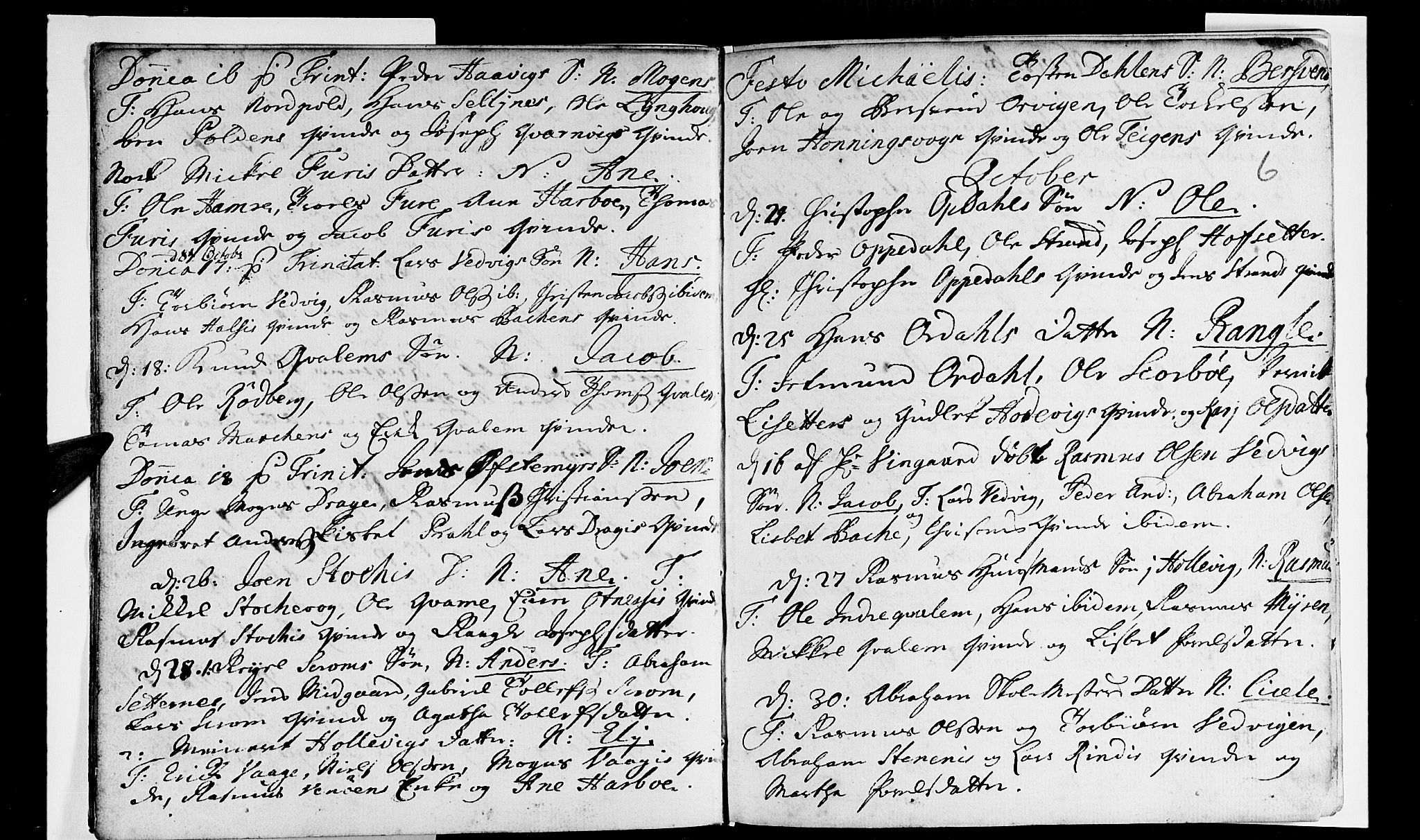 Selje sokneprestembete, AV/SAB-A-99938/H/Ha/Haa/Haaa: Parish register (official) no. A 3, 1731-1743, p. 6