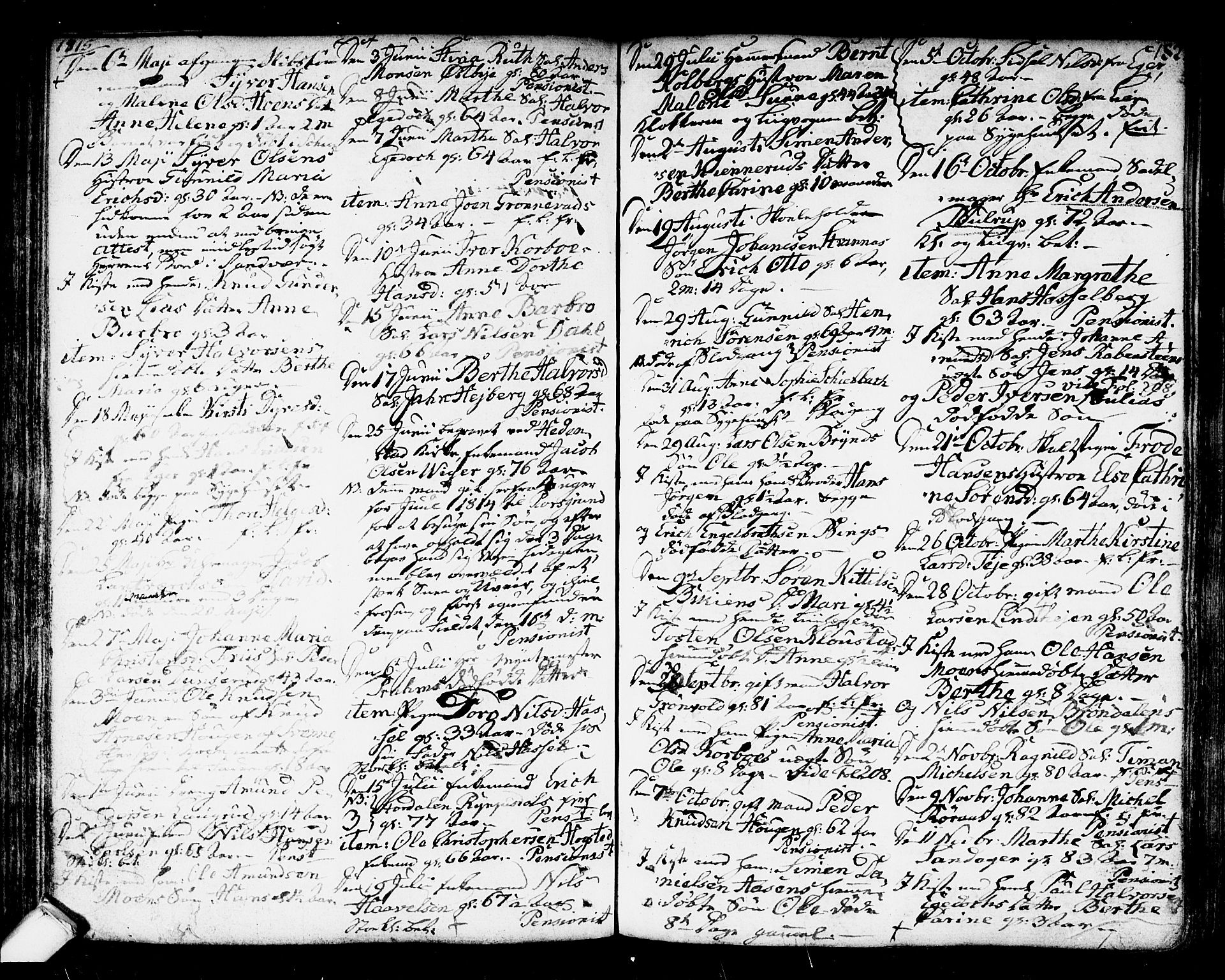 Kongsberg kirkebøker, AV/SAKO-A-22/F/Fa/L0007: Parish register (official) no. I 7, 1795-1816, p. 182