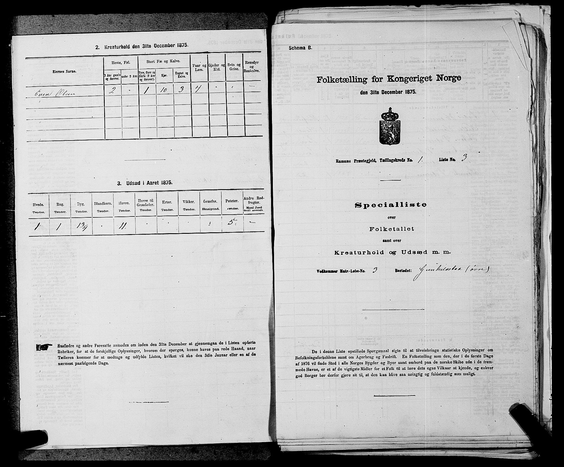 SAKO, 1875 census for 0718P Ramnes, 1875, p. 42