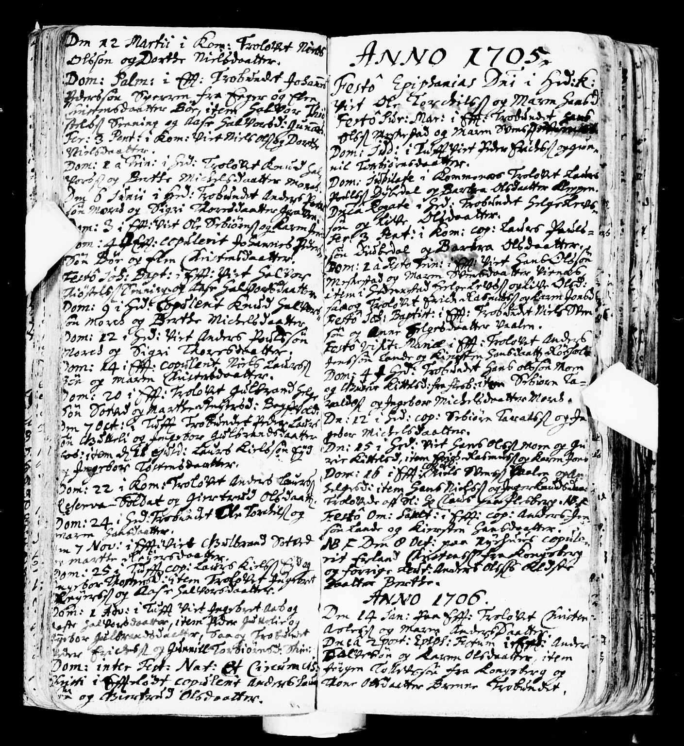 Sandsvær kirkebøker, AV/SAKO-A-244/F/Fa/L0001: Parish register (official) no. I 1, 1665-1725, p. 124