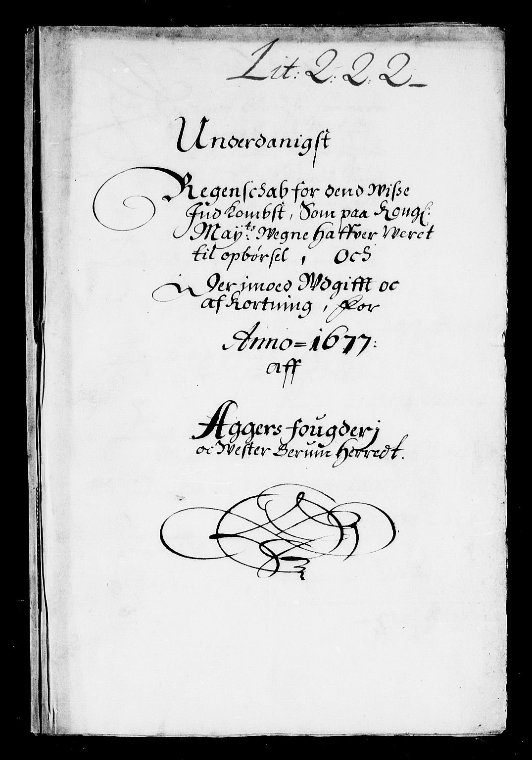 Rentekammeret inntil 1814, Reviderte regnskaper, Stiftamtstueregnskaper, Landkommissariatet på Akershus og Akershus stiftamt, AV/RA-EA-5869/R/Rb/L0132: Akershus stiftamt, 1672-1677
