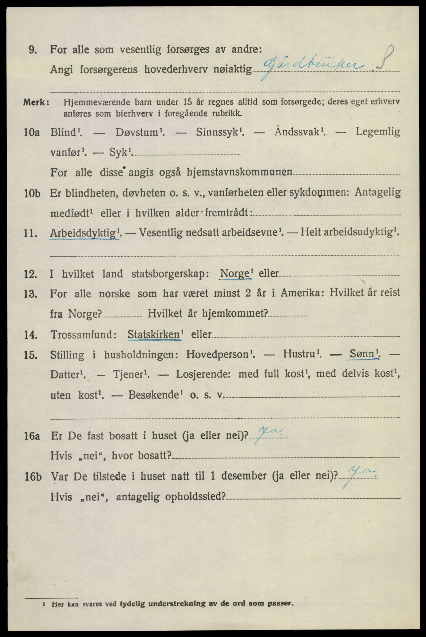 SAKO, 1920 census for Hedrum, 1920, p. 8596