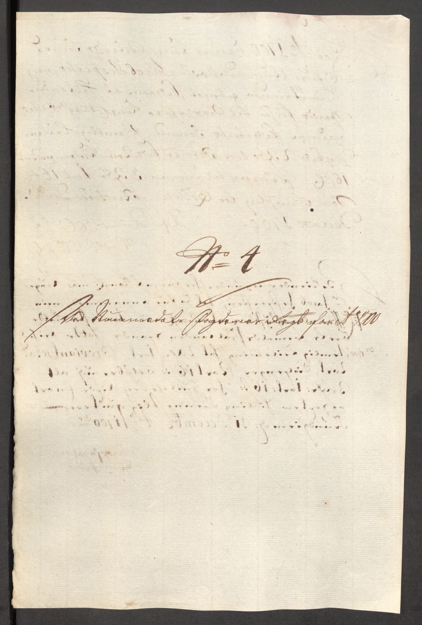 Rentekammeret inntil 1814, Reviderte regnskaper, Fogderegnskap, AV/RA-EA-4092/R64/L4426: Fogderegnskap Namdal, 1699-1700, p. 297