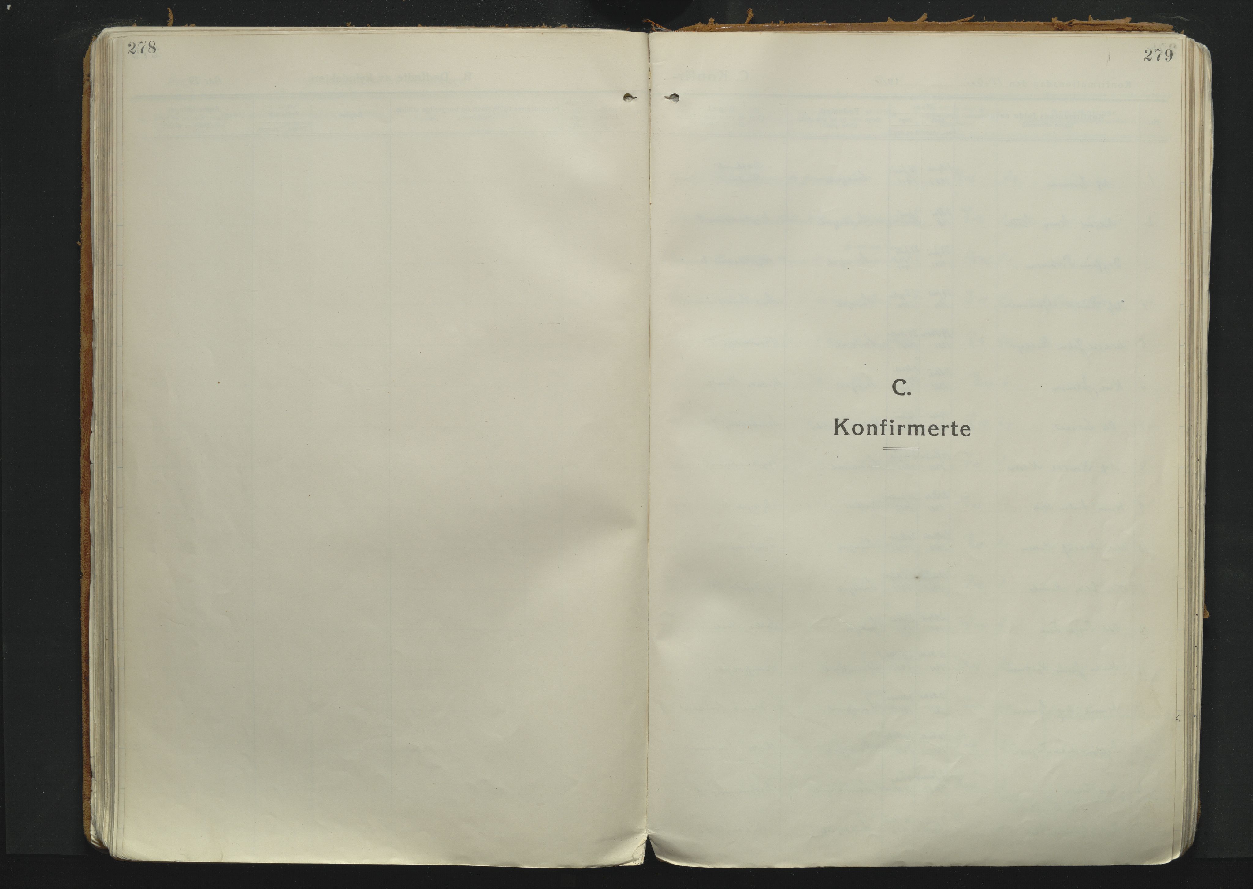 Sandefjord kirkebøker, SAKO/A-315/F/Fa/L0007: Parish register (official) no. 7, 1916-1930, p. 278-279