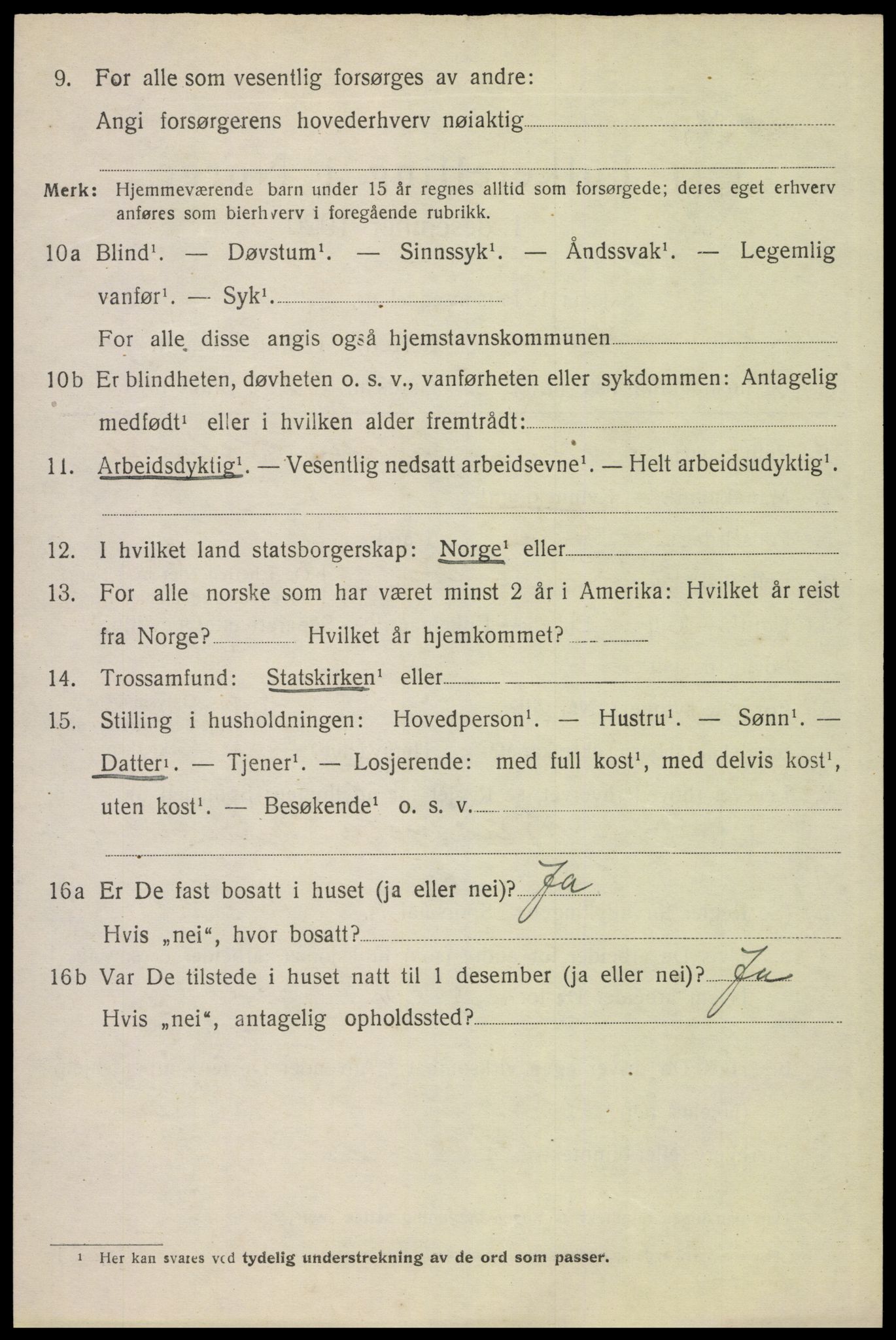 SAH, 1920 census for Åsnes, 1920, p. 8259