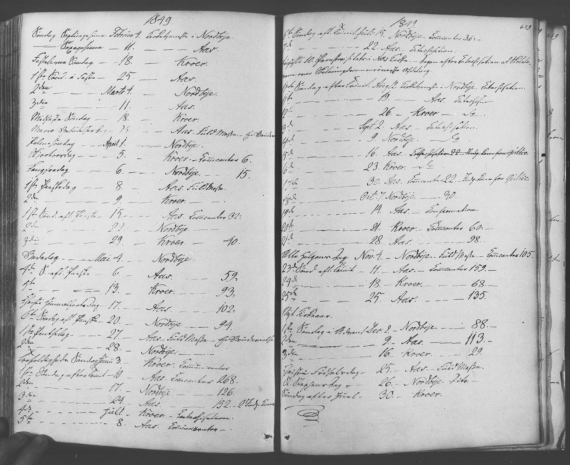 Ås prestekontor Kirkebøker, SAO/A-10894/F/Fa/L0006: Parish register (official) no. I 6, 1841-1853, p. 628-629