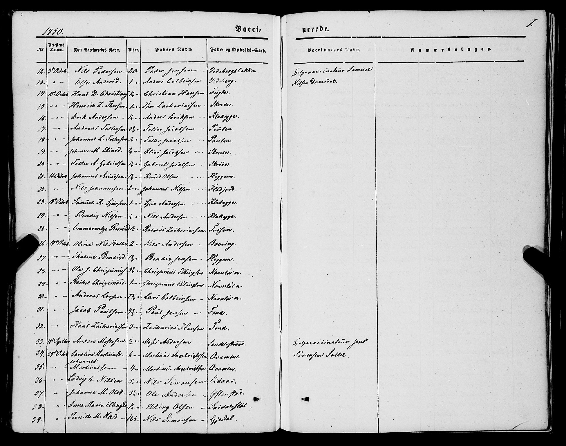 Jølster sokneprestembete, SAB/A-80701/H/Haa/Haaa/L0010: Parish register (official) no. A 10, 1847-1865, p. 7