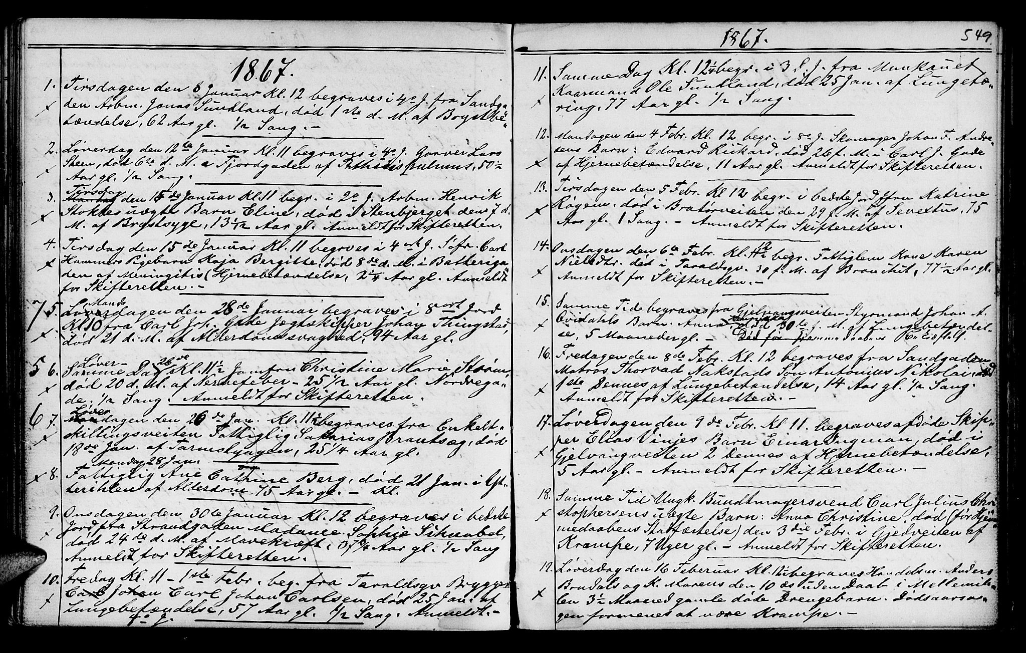 Ministerialprotokoller, klokkerbøker og fødselsregistre - Sør-Trøndelag, SAT/A-1456/602/L0140: Parish register (copy) no. 602C08, 1864-1872, p. 548-549