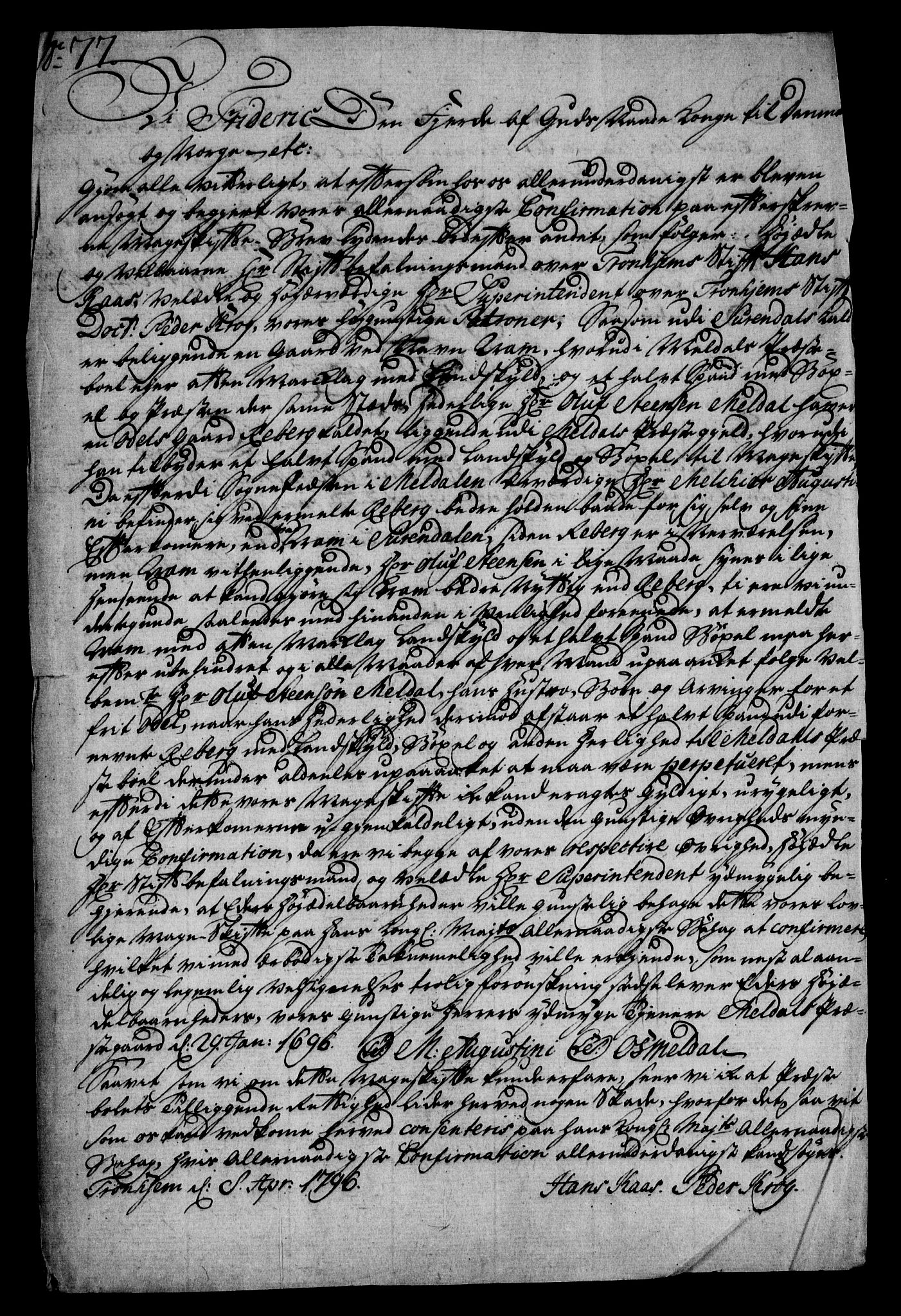 Rentekammeret inntil 1814, Realistisk ordnet avdeling, RA/EA-4070/On/L0013: [Jj 14]: Forskjellige dokumenter om krongodset i Norge, 1672-1722, p. 160