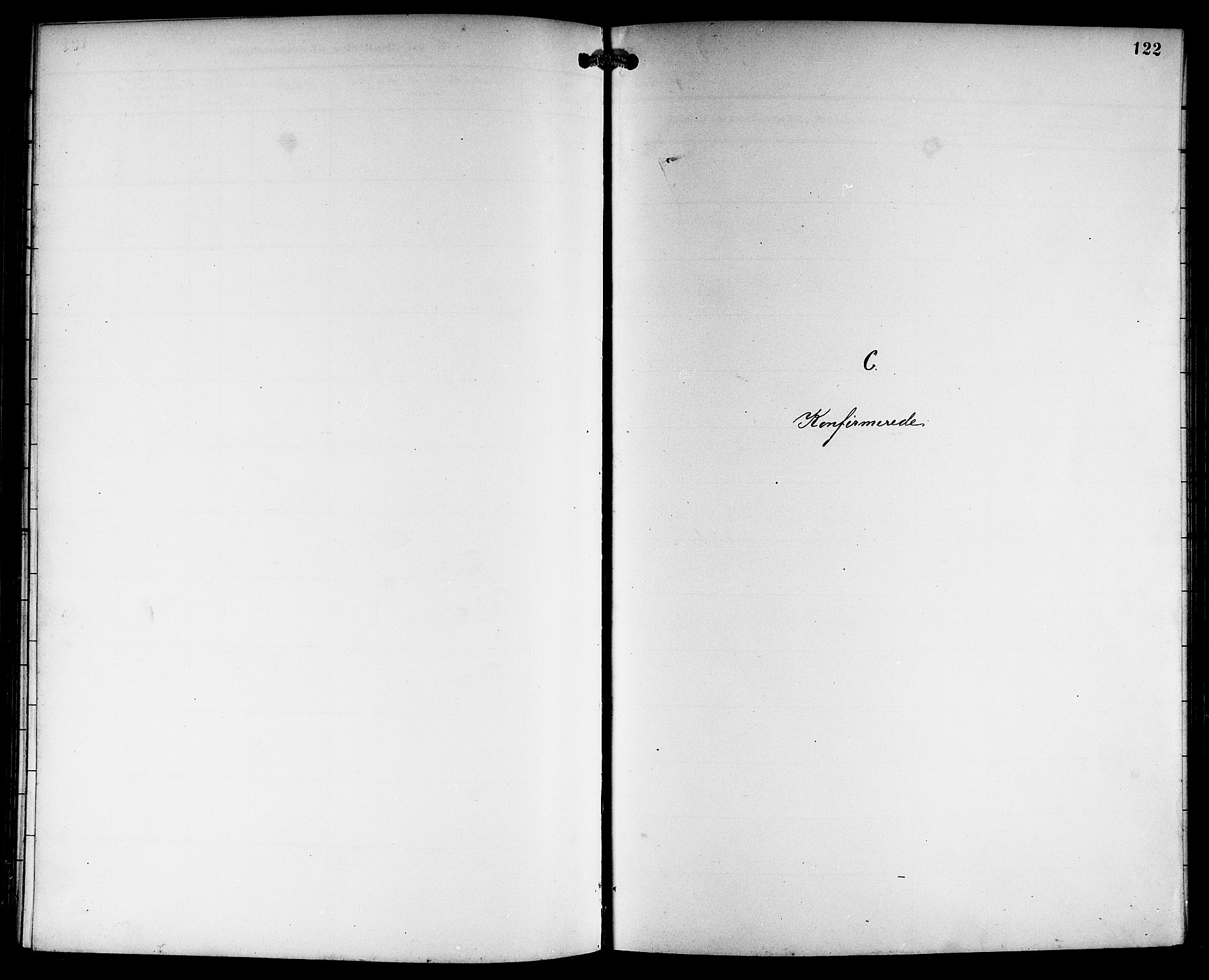 Haus sokneprestembete, SAB/A-75601/H/Hab: Parish register (copy) no. B 4, 1900-1921, p. 122