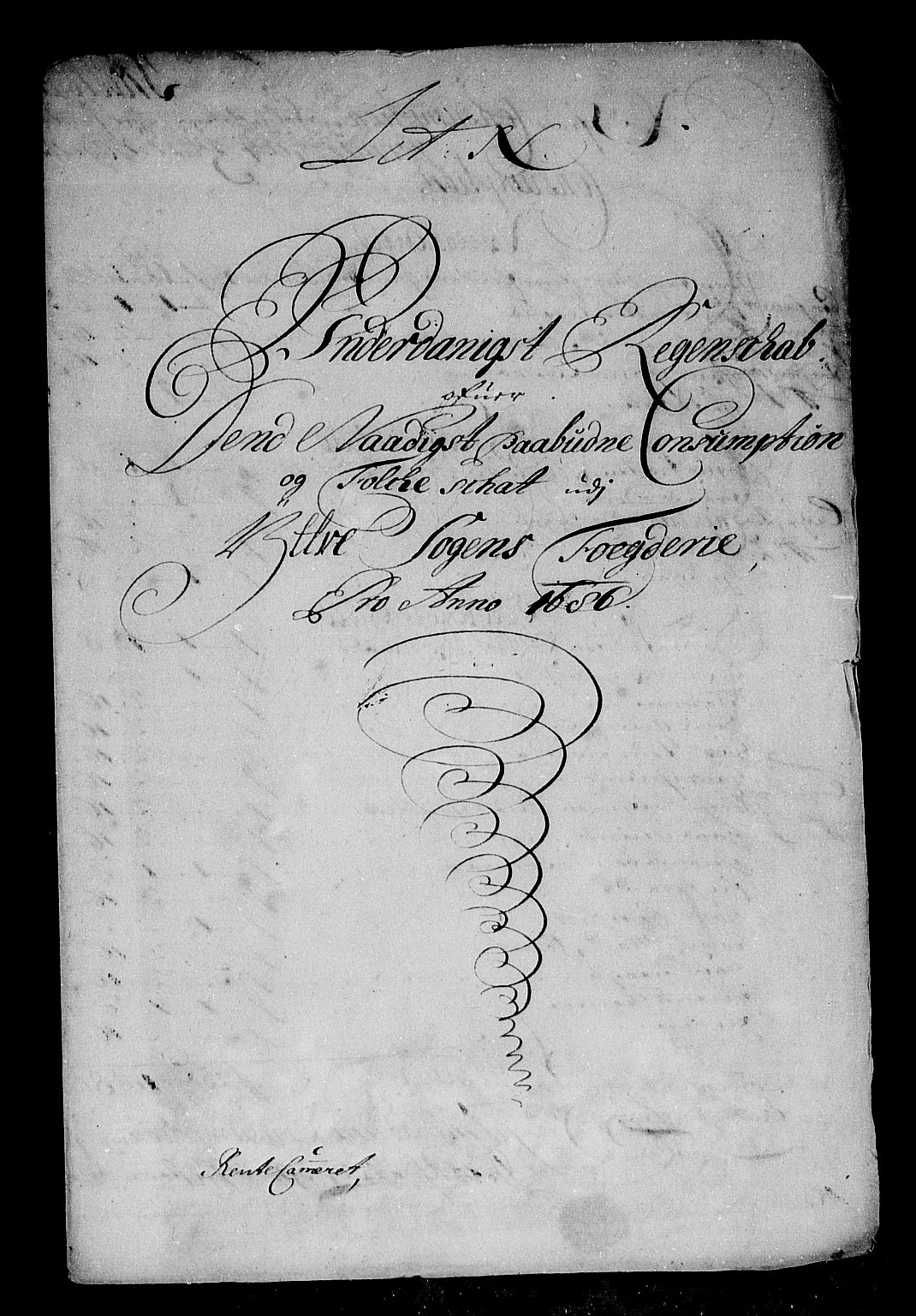 Rentekammeret inntil 1814, Reviderte regnskaper, Stiftamtstueregnskaper, Bergen stiftamt, RA/EA-6043/R/Rc/L0082: Bergen stiftamt, 1686