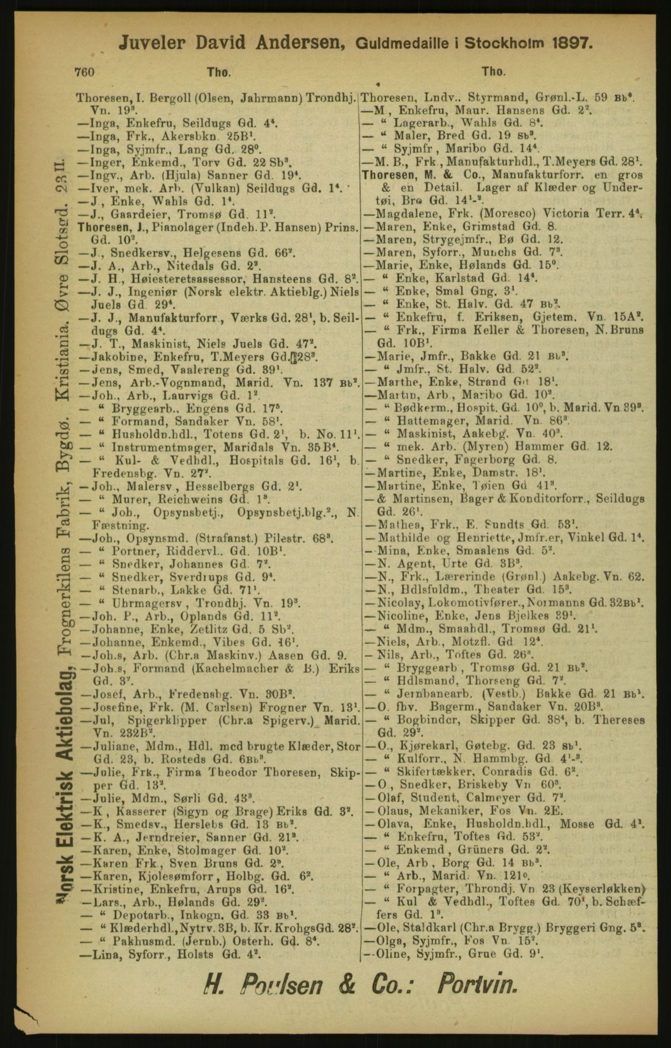 Kristiania/Oslo adressebok, PUBL/-, 1900, p. 760