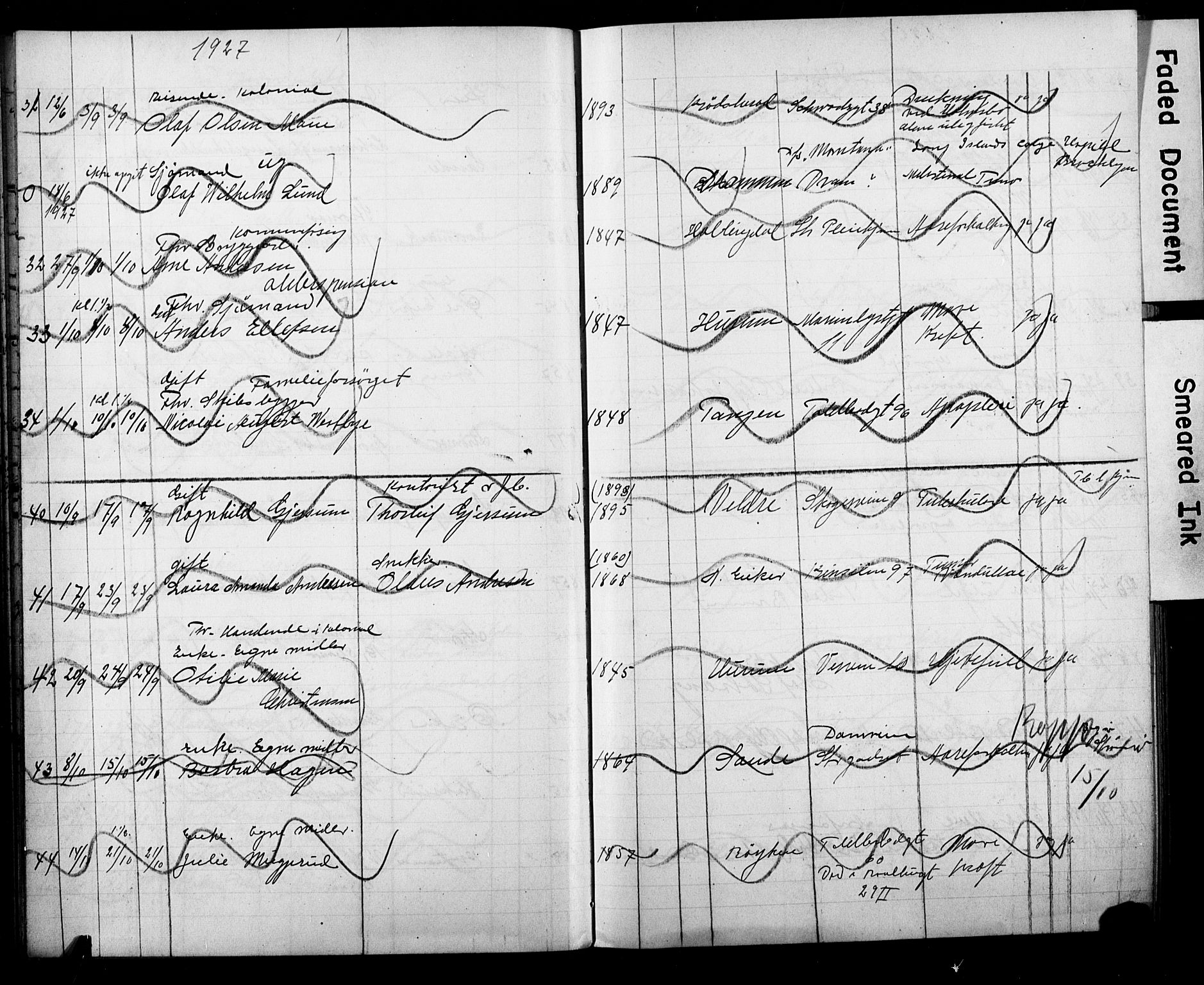 Strømsø kirkebøker, AV/SAKO-A-246/Y/Ya/L0008: Parish register draft no. I 8, 1916-1931