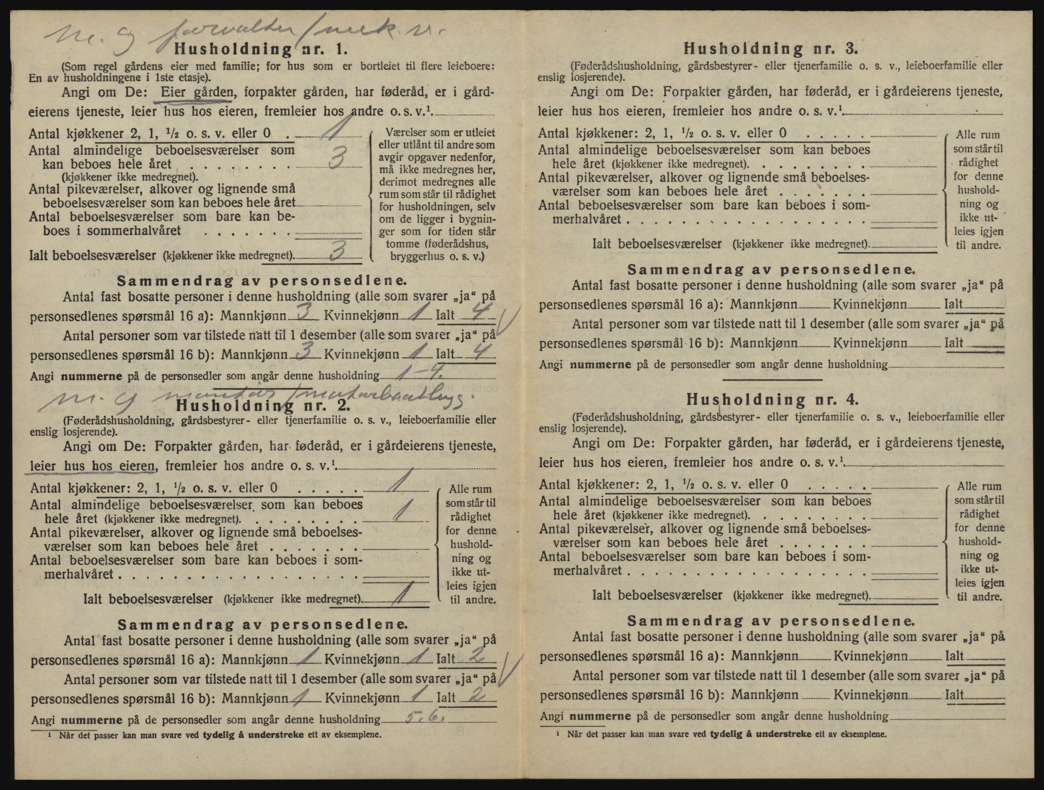 SAO, 1920 census for Glemmen, 1920, p. 2554