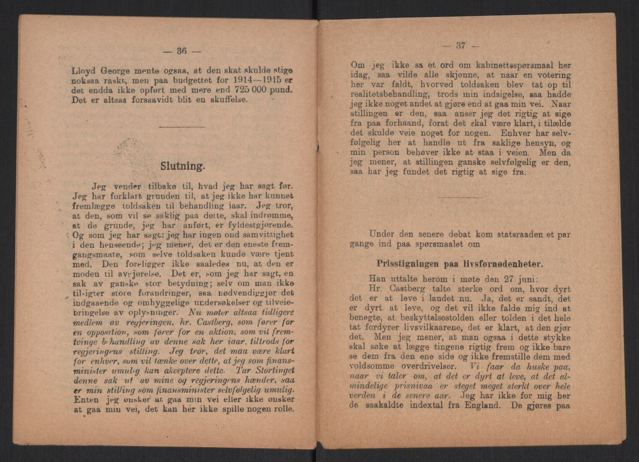 Venstres Hovedorganisasjon, AV/RA-PA-0876/X/L0001: De eldste skrifter, 1860-1936, p. 994