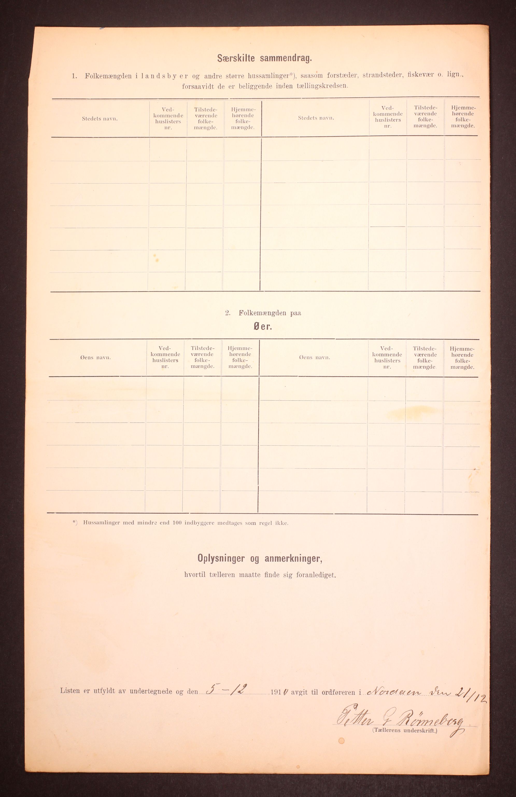 RA, 1910 census for Norddal, 1910, p. 30