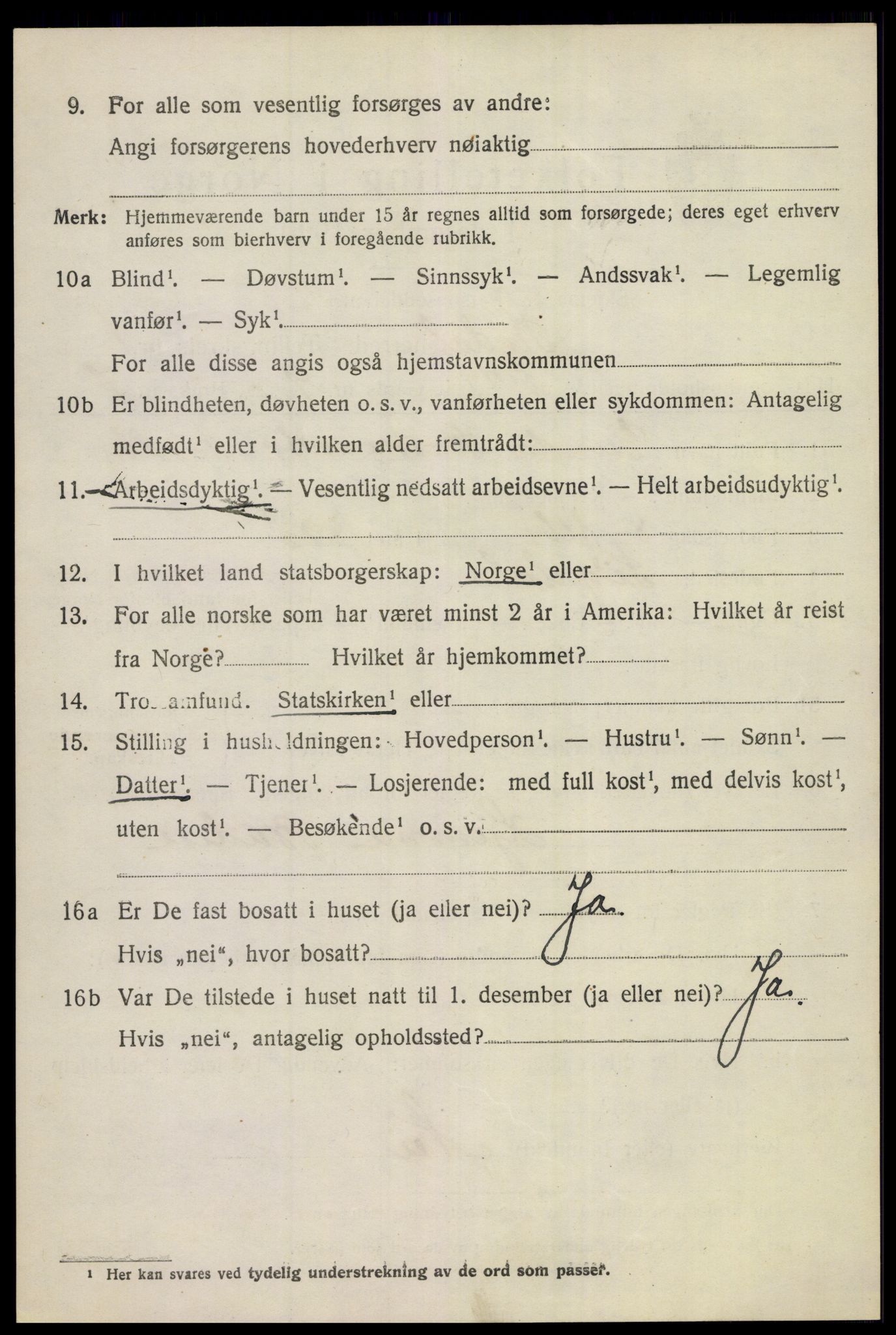 SAKO, 1920 census for Sigdal, 1920, p. 2005