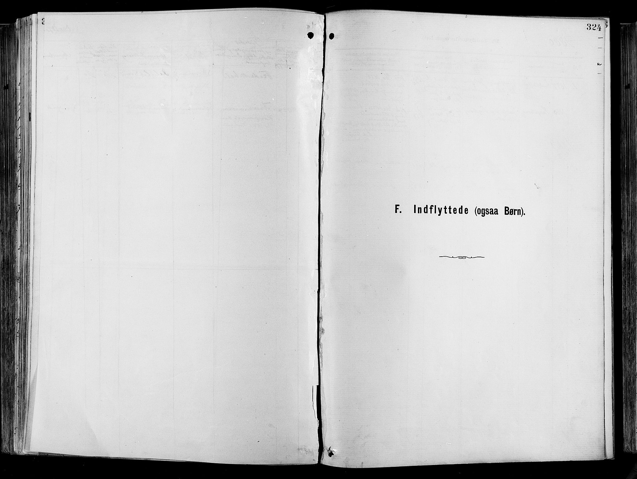 Garnisonsmenigheten Kirkebøker, SAO/A-10846/F/Fa/L0012: Parish register (official) no. 12, 1880-1893, p. 324