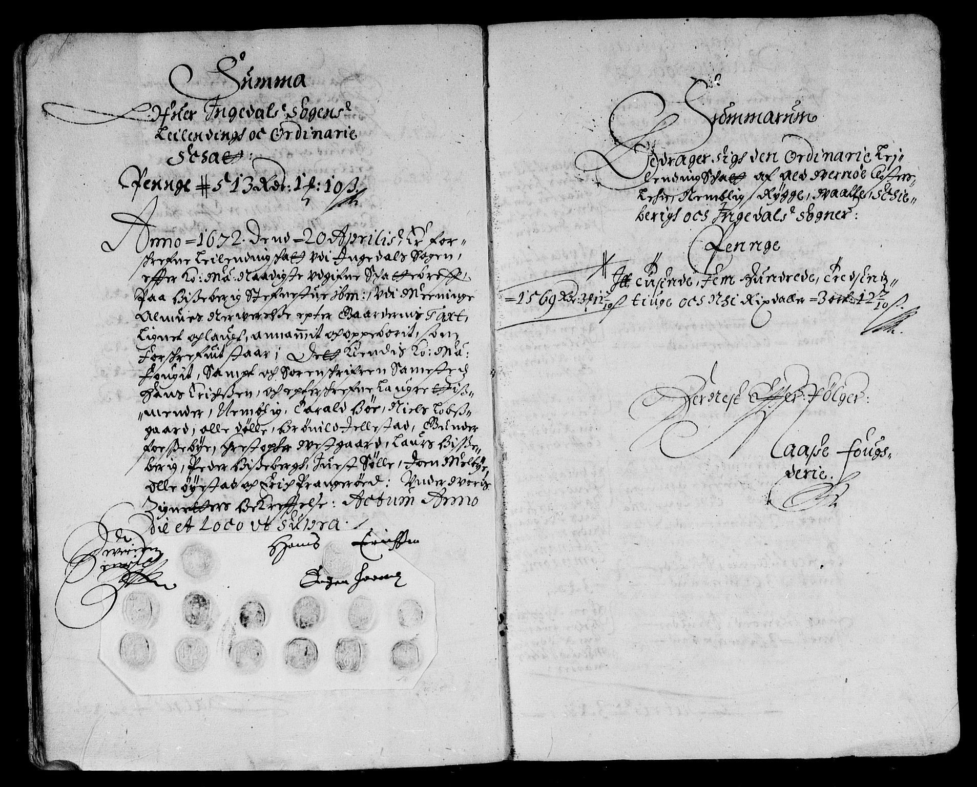 Rentekammeret inntil 1814, Reviderte regnskaper, Stiftamtstueregnskaper, Landkommissariatet på Akershus og Akershus stiftamt, AV/RA-EA-5869/R/Rb/L0084: Akershus stiftamt, 1672