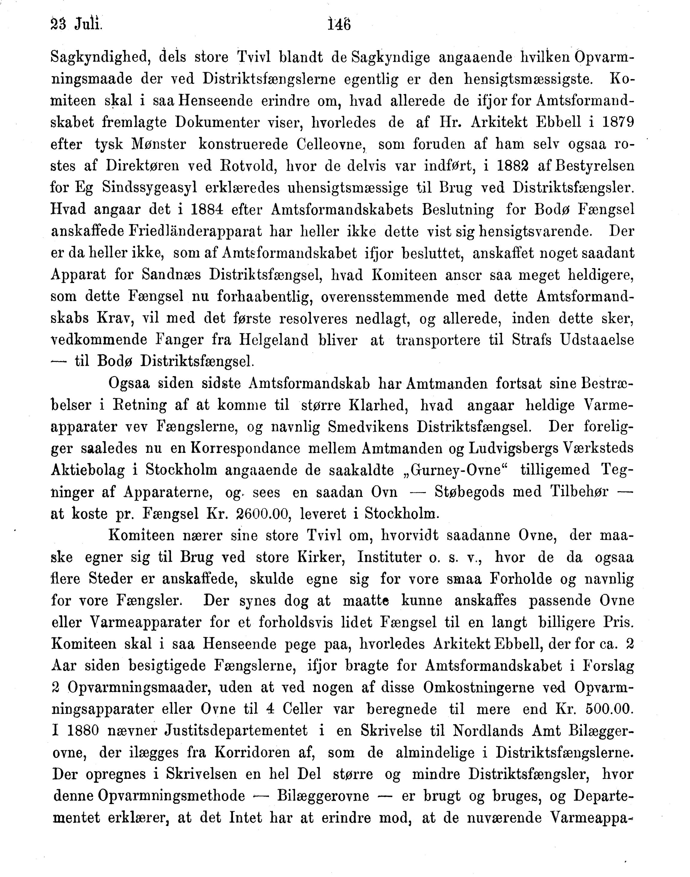 Nordland Fylkeskommune. Fylkestinget, AIN/NFK-17/176/A/Ac/L0015: Fylkestingsforhandlinger 1886-1890, 1886-1890