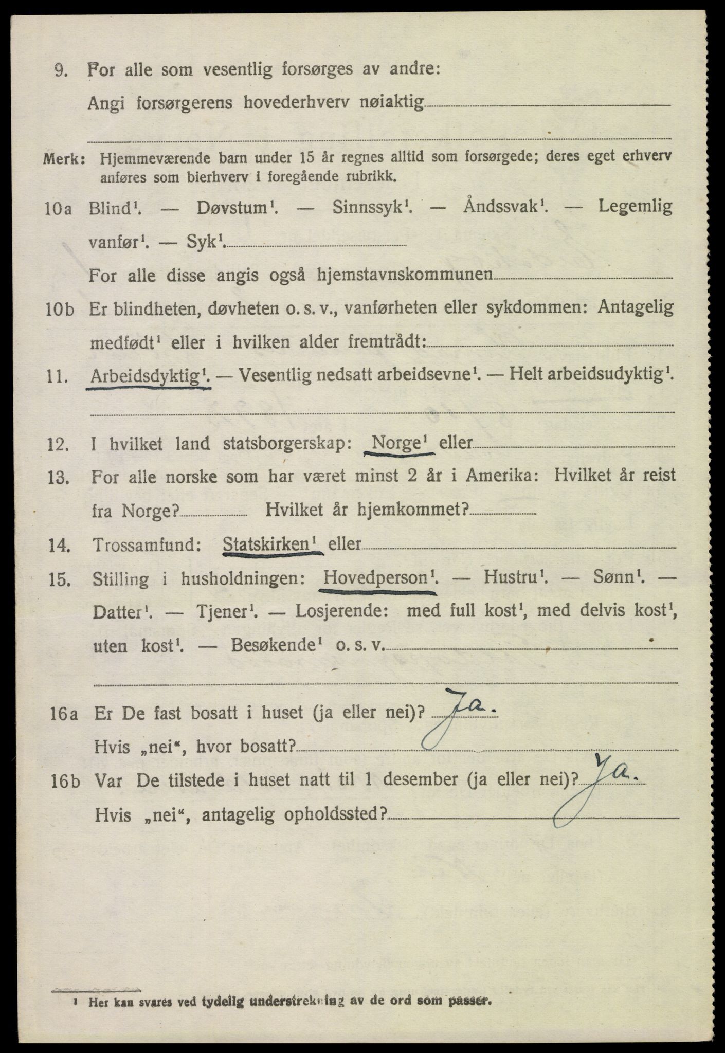 SAH, 1920 census for Eidskog, 1920, p. 2406