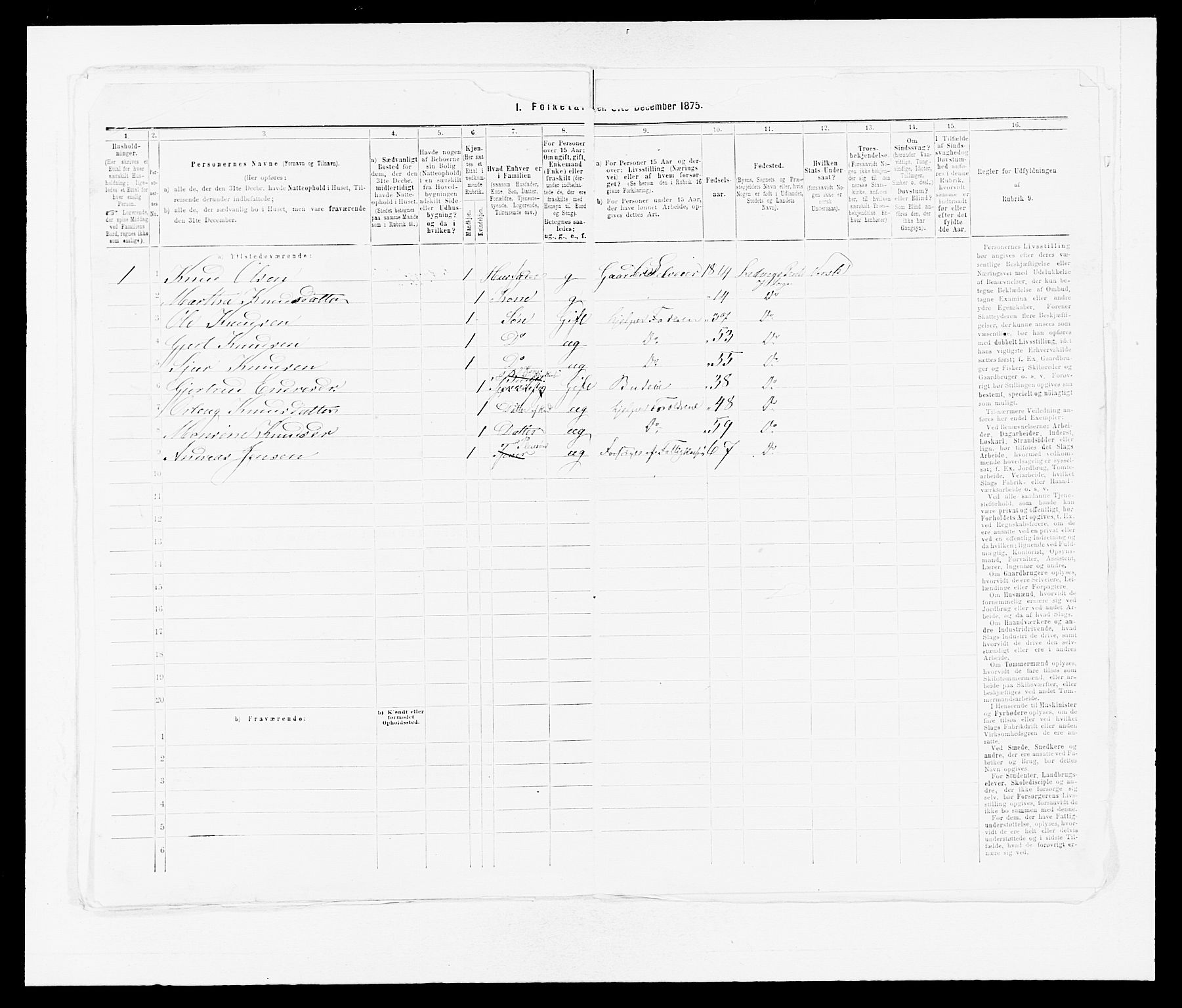 SAB, 1875 census for 1415P Lavik, 1875, p. 359