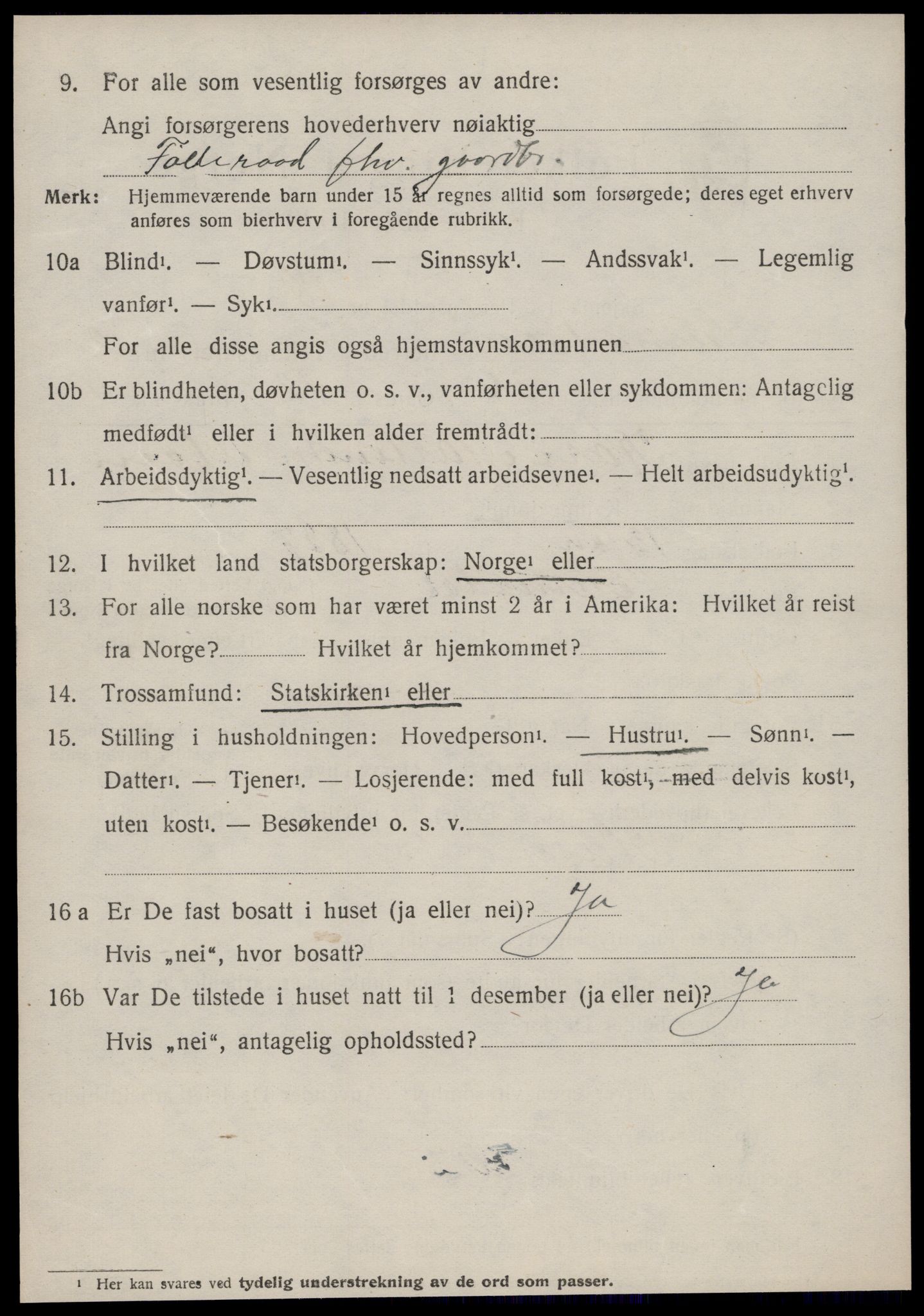 SAT, 1920 census for Surnadal, 1920, p. 2214