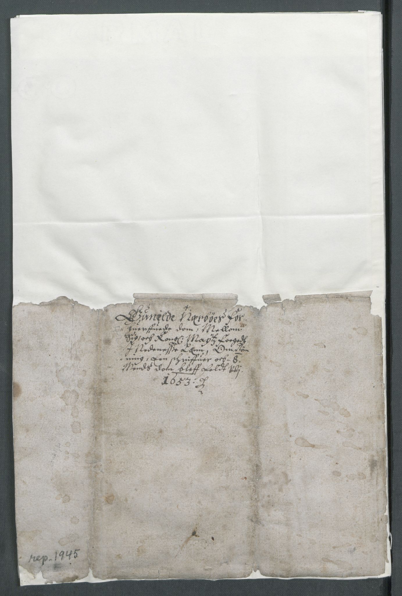 Riksarkivets diplomsamling, RA/EA-5965/F02/L0165: Dokumenter, 1652-1653, p. 231