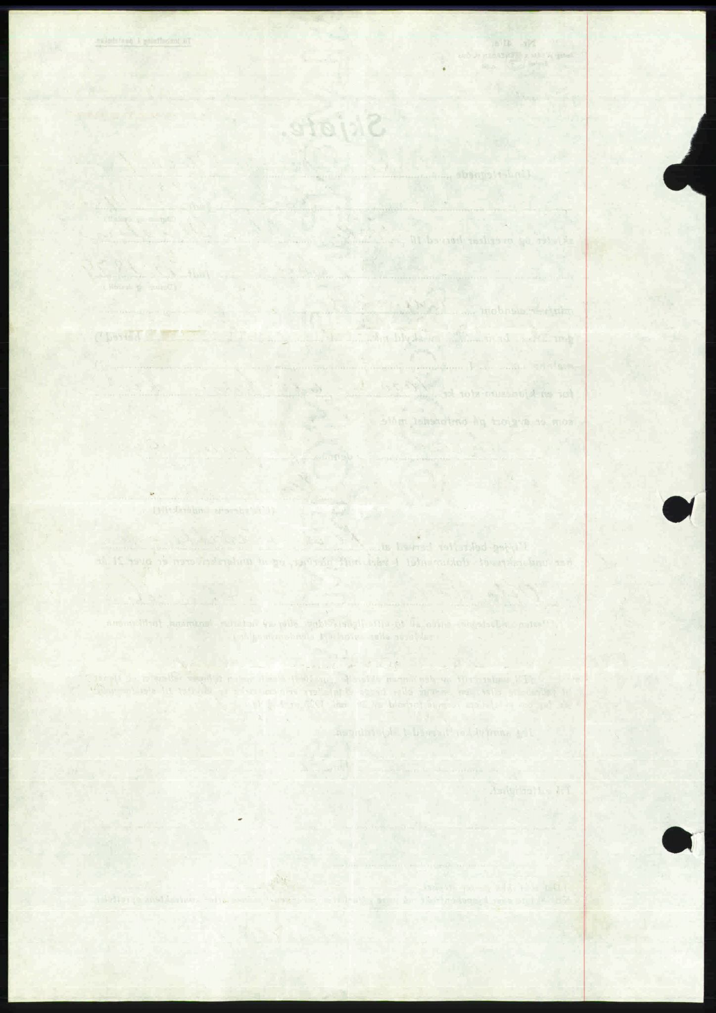 Toten tingrett, SAH/TING-006/H/Hb/Hbc/L0004: Mortgage book no. Hbc-04, 1938-1938, Diary no: : 1298/1938