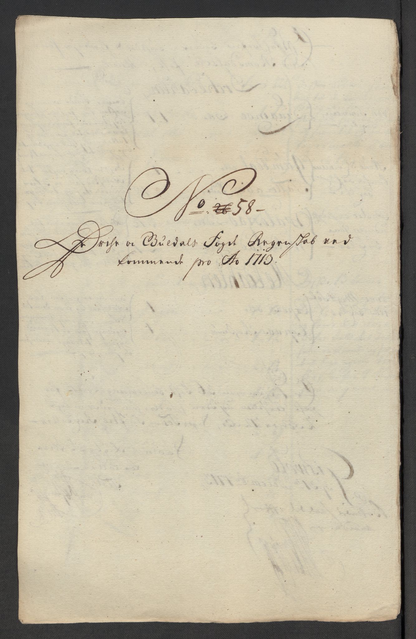 Rentekammeret inntil 1814, Reviderte regnskaper, Fogderegnskap, RA/EA-4092/R60/L3964: Fogderegnskap Orkdal og Gauldal, 1713, p. 456