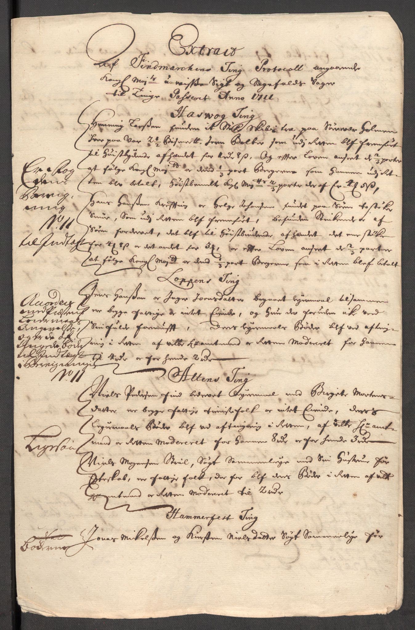 Rentekammeret inntil 1814, Reviderte regnskaper, Fogderegnskap, RA/EA-4092/R69/L4855: Fogderegnskap Finnmark/Vardøhus, 1709-1712, p. 410