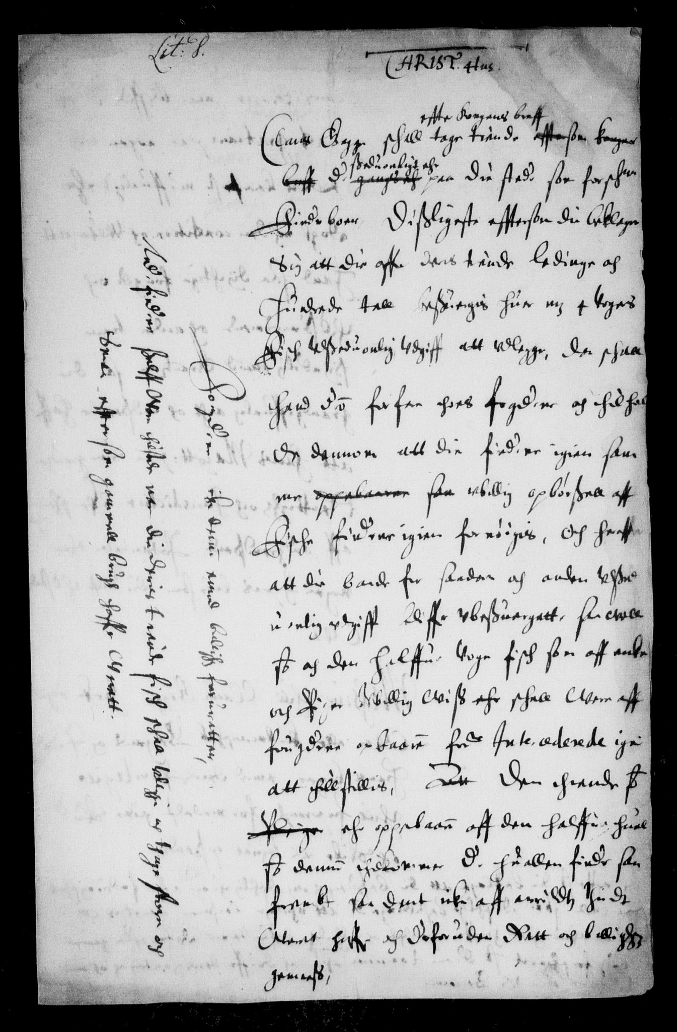 Danske Kanselli, Skapsaker, AV/RA-EA-4061/F/L0055: Skap 14, pakke 18A-18B, litra Ø, 1607-1704, p. 30