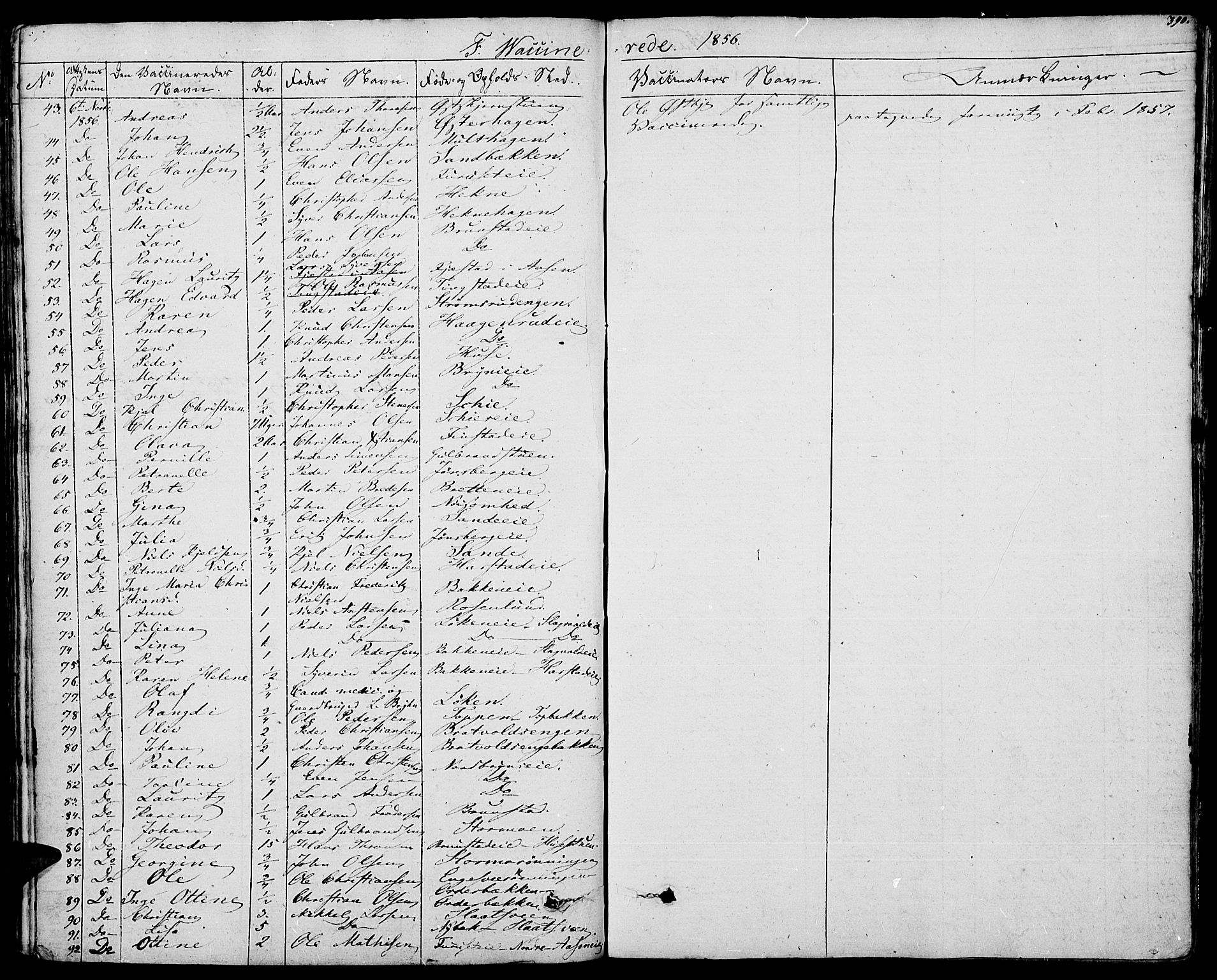 Romedal prestekontor, AV/SAH-PREST-004/K/L0003: Parish register (official) no. 3, 1829-1846, p. 390