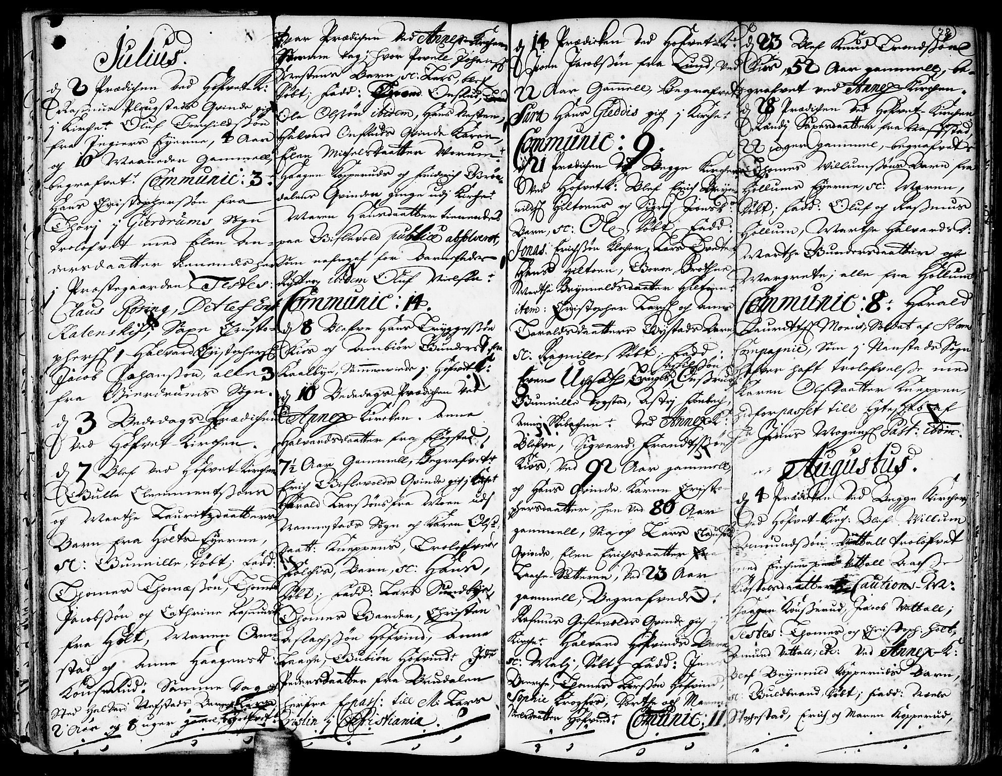 Ullensaker prestekontor Kirkebøker, AV/SAO-A-10236a/F/Fa/L0001: Parish register (official) no. I 1, 1689-1701, p. 78