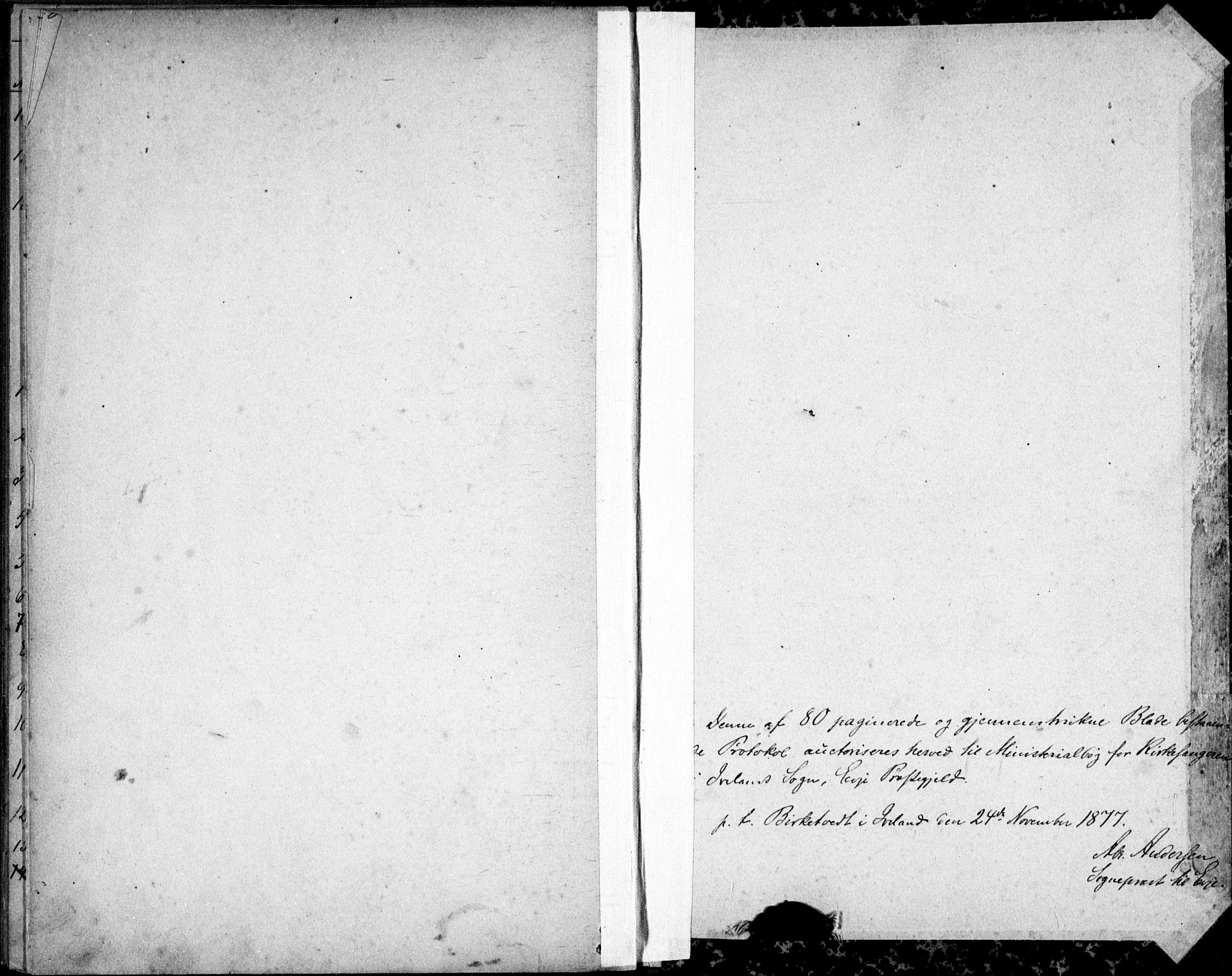 Evje sokneprestkontor, AV/SAK-1111-0008/F/Fb/Fbc/L0003: Parish register (copy) no. B 3, 1876-1889