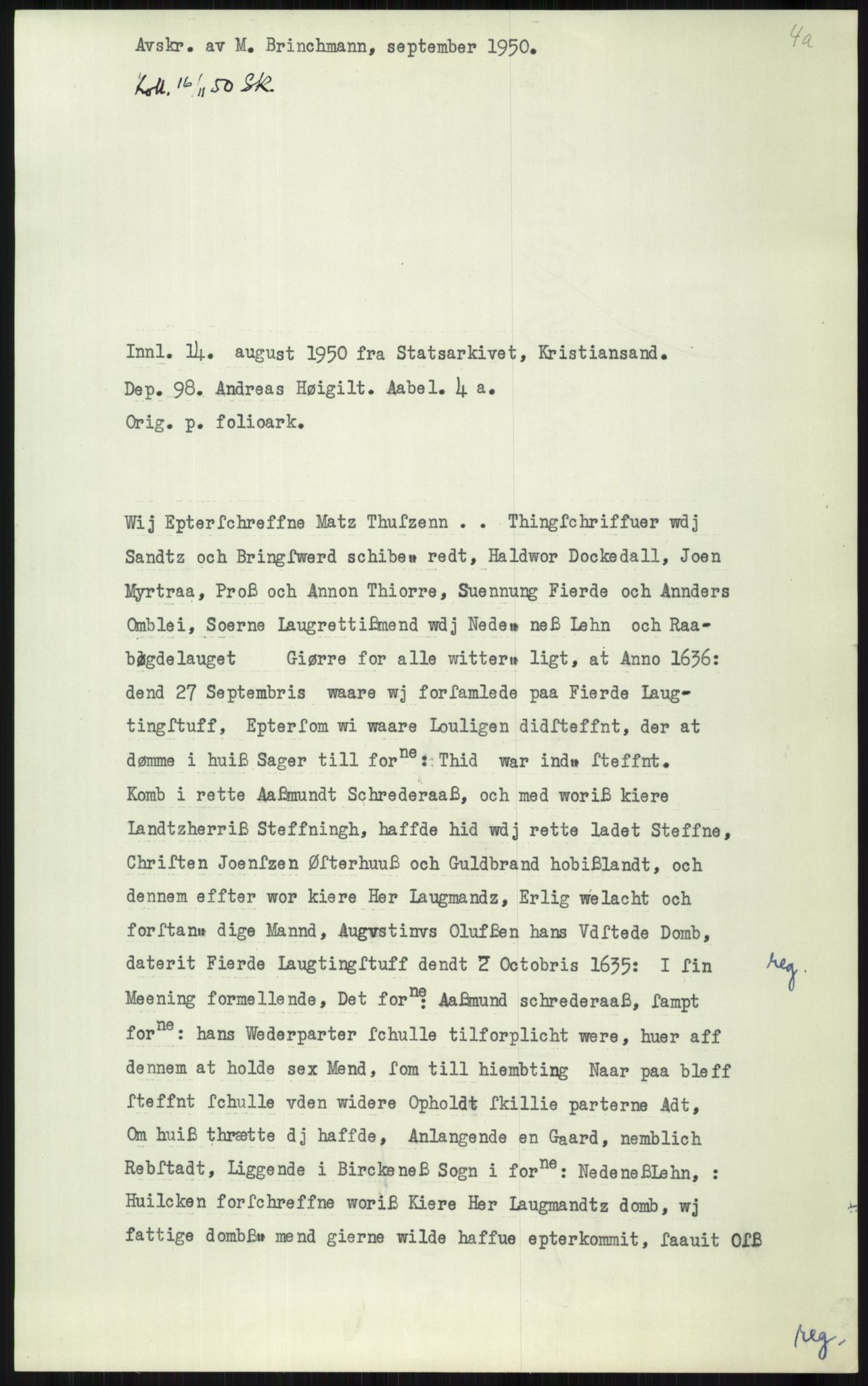 Samlinger til kildeutgivelse, Diplomavskriftsamlingen, AV/RA-EA-4053/H/Ha, p. 3280