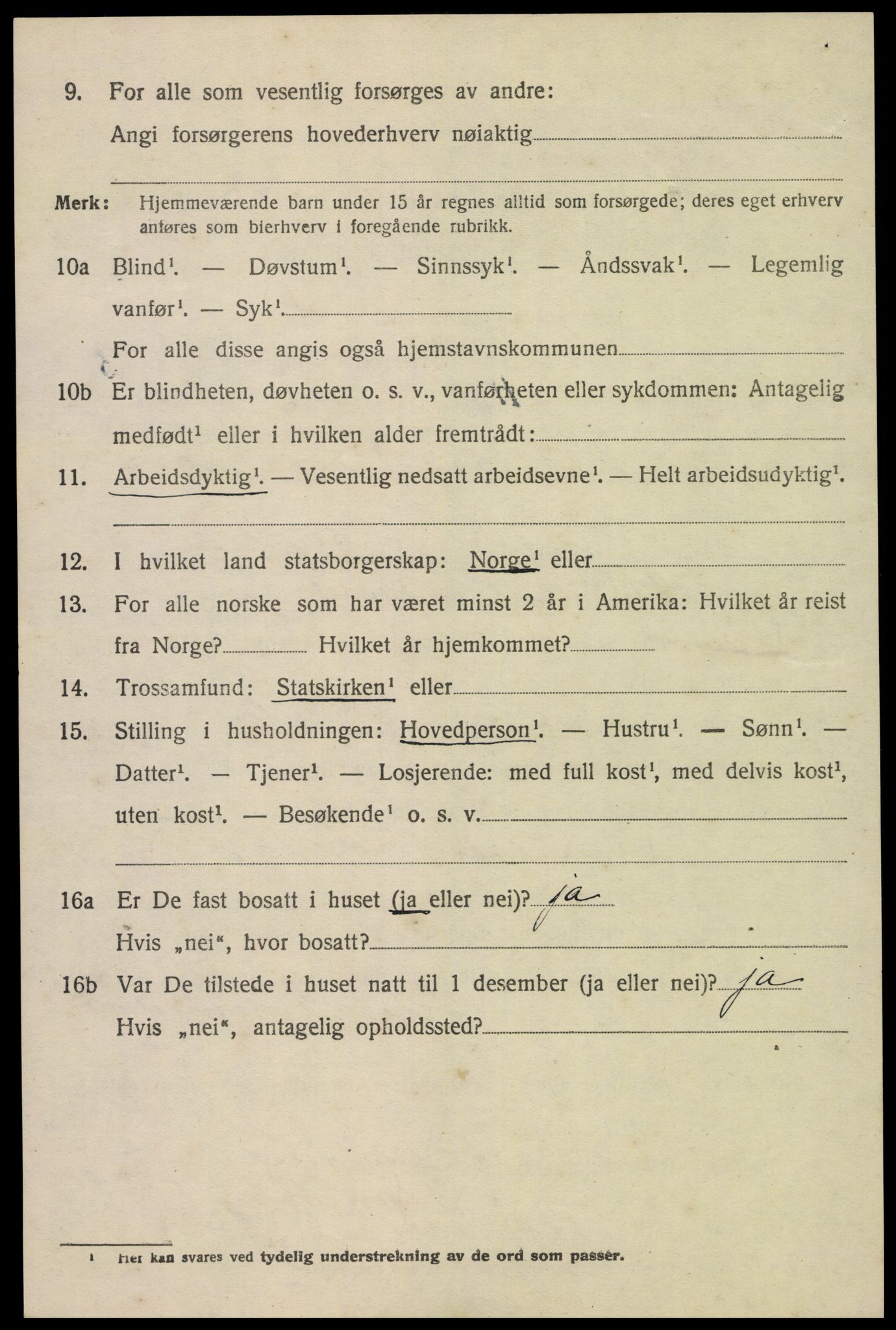 SAK, 1920 census for Hisøy, 1920, p. 5321