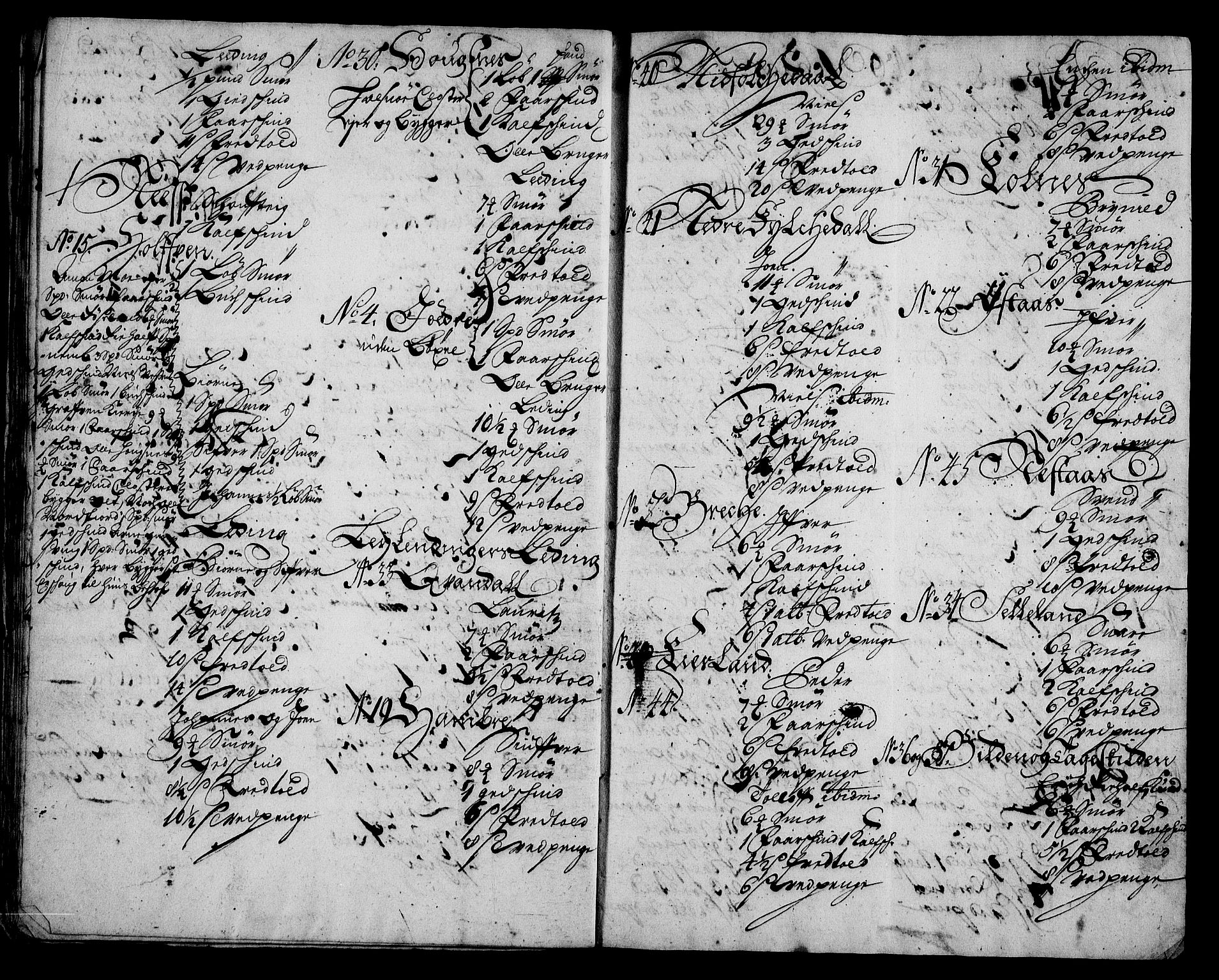 Rentekammeret inntil 1814, Realistisk ordnet avdeling, AV/RA-EA-4070/On/L0005: [Jj 6]: Forskjellige dokumenter om Halsnøy klosters gods, 1697-1770, p. 284