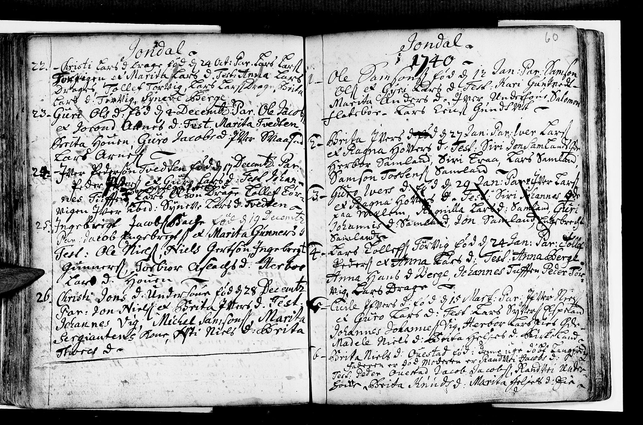 Strandebarm sokneprestembete, SAB/A-78401/H/Haa: Parish register (official) no. A 2 /2, 1727-1750, p. 60