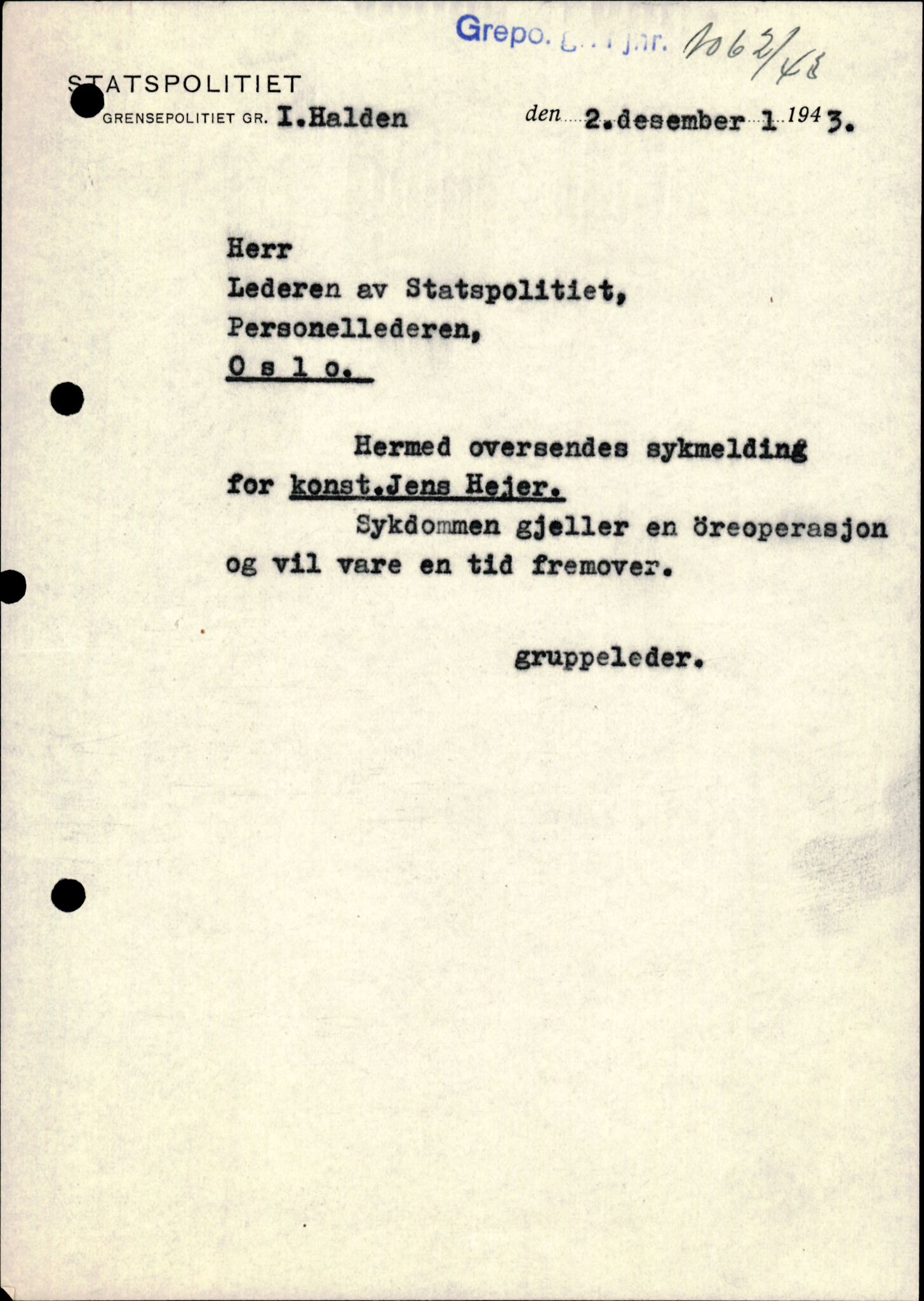 Forsvarets Overkommando. 2 kontor. Arkiv 11.4. Spredte tyske arkivsaker, AV/RA-RAFA-7031/D/Dar/Darc/L0006: BdSN, 1942-1945, p. 1214