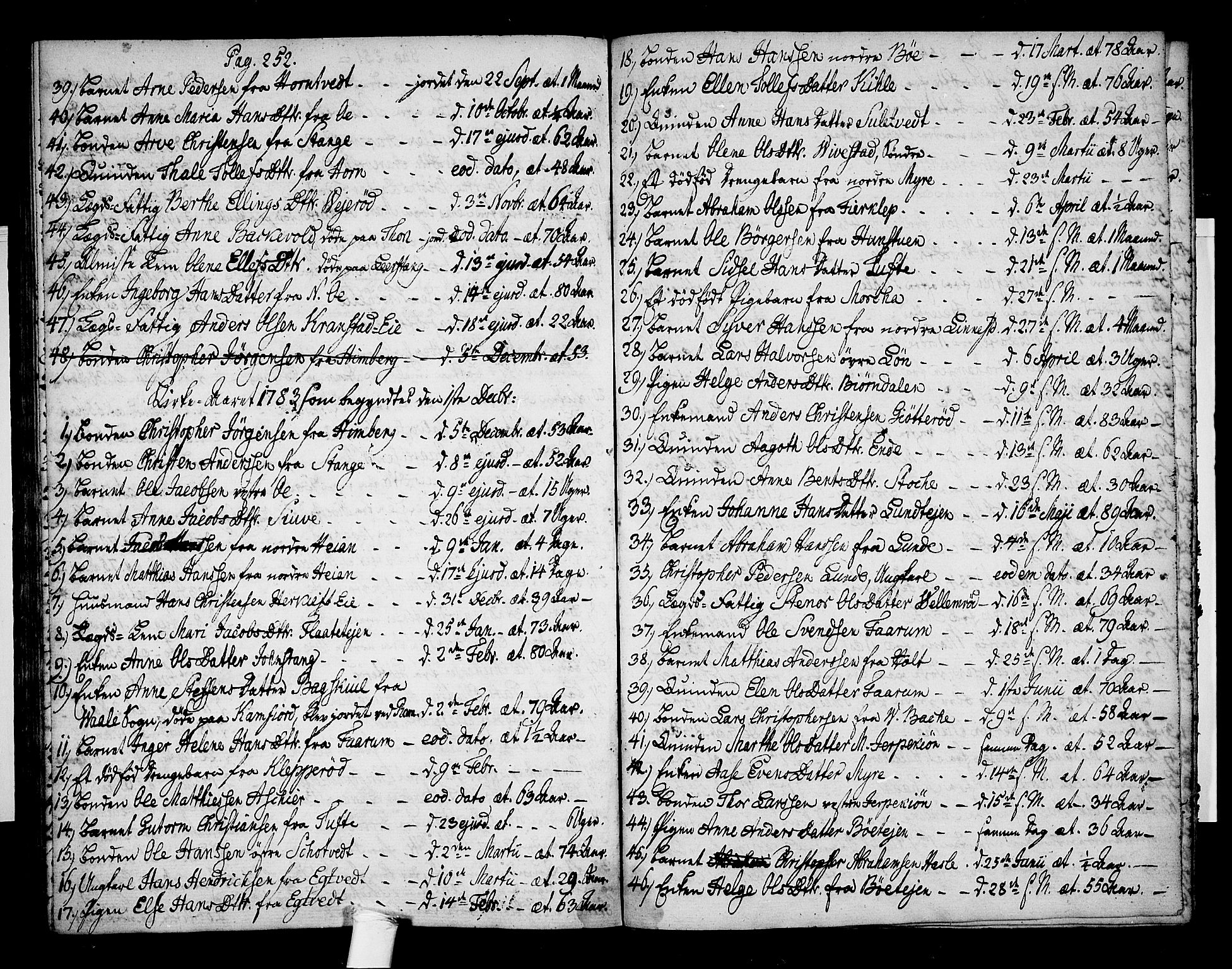 Ramnes kirkebøker, AV/SAKO-A-314/F/Fa/L0002: Parish register (official) no. I 2, 1773-1790, p. 252-253