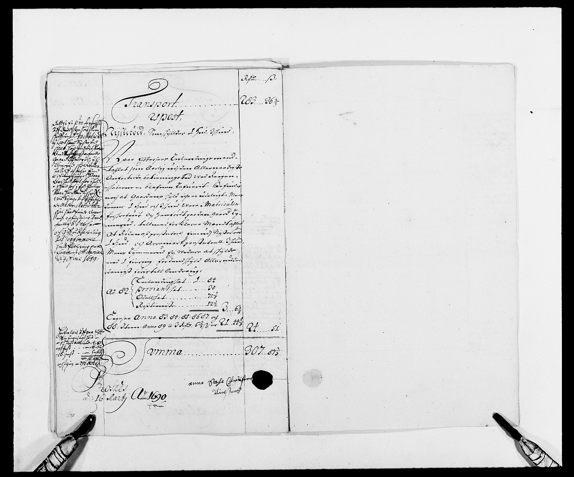 Rentekammeret inntil 1814, Reviderte regnskaper, Fogderegnskap, AV/RA-EA-4092/R01/L0008: Fogderegnskap Idd og Marker, 1689, p. 320