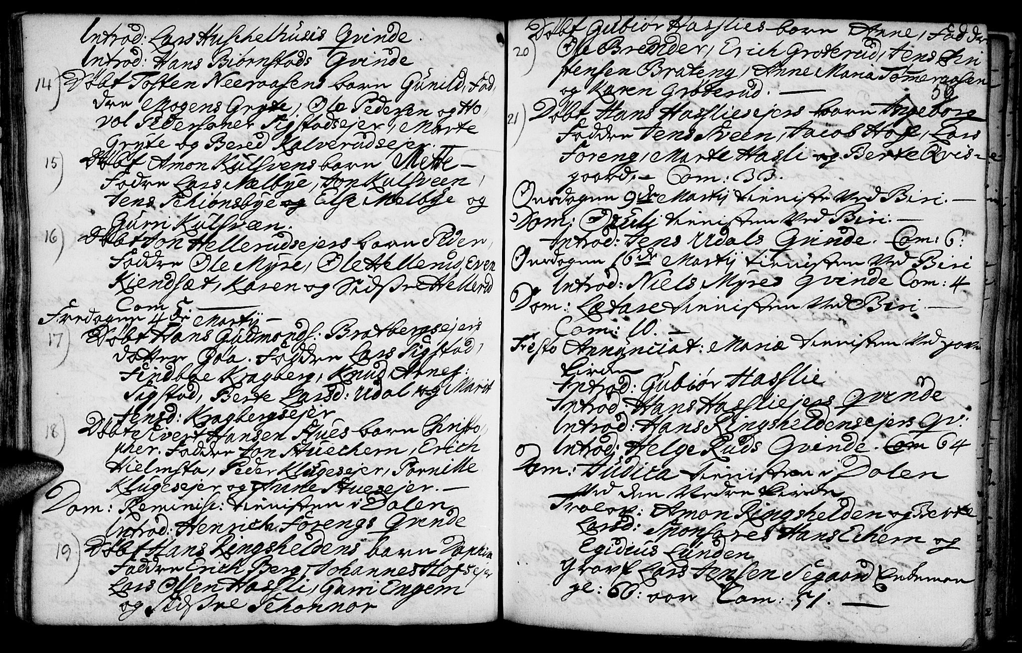 Biri prestekontor, AV/SAH-PREST-096/H/Ha/Haa/L0001: Parish register (official) no. 1, 1730-1754, p. 50