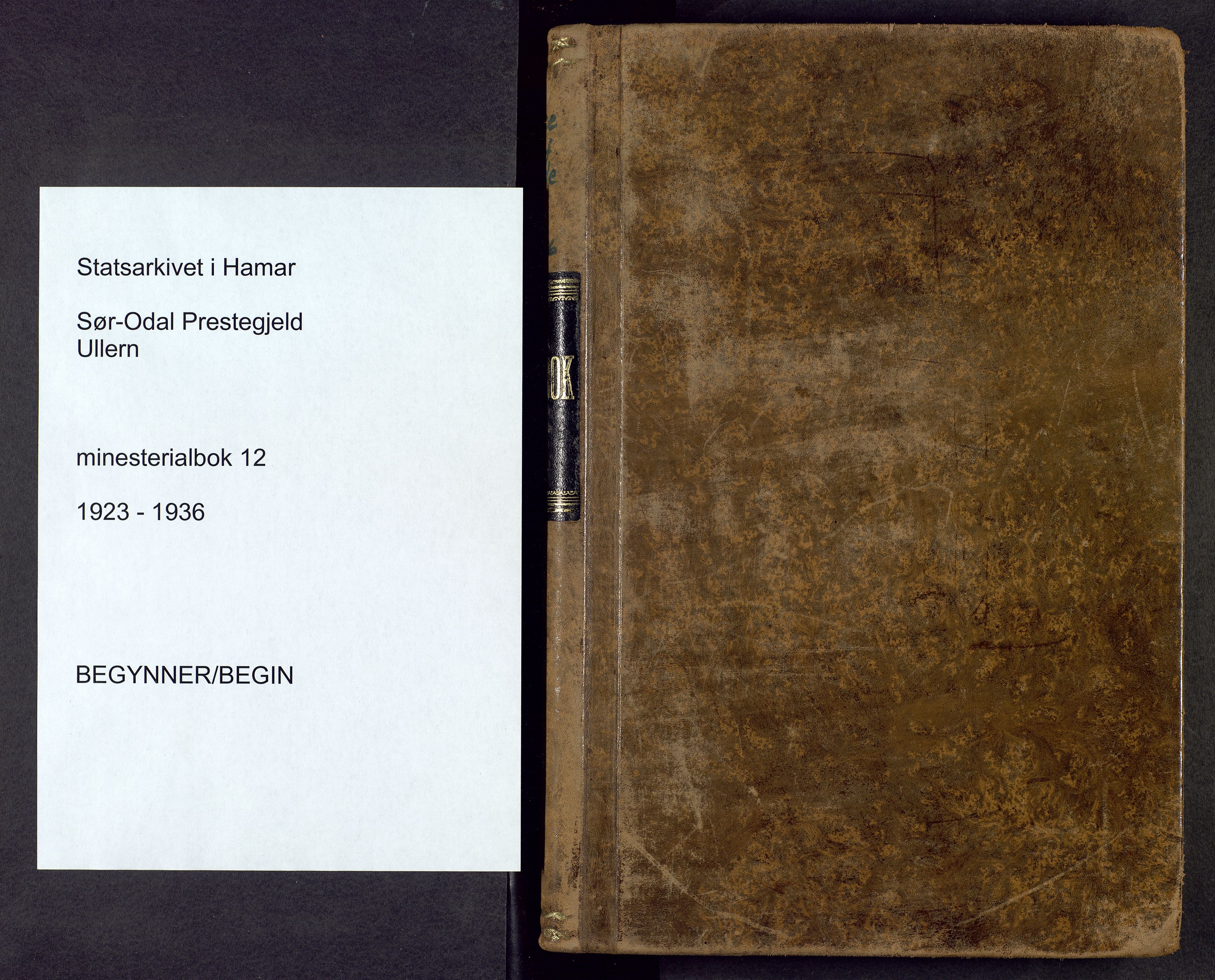 Sør-Odal prestekontor, SAH/PREST-030/H/Ha/Haa/L0012: Parish register (official) no. 12, 1923-1936