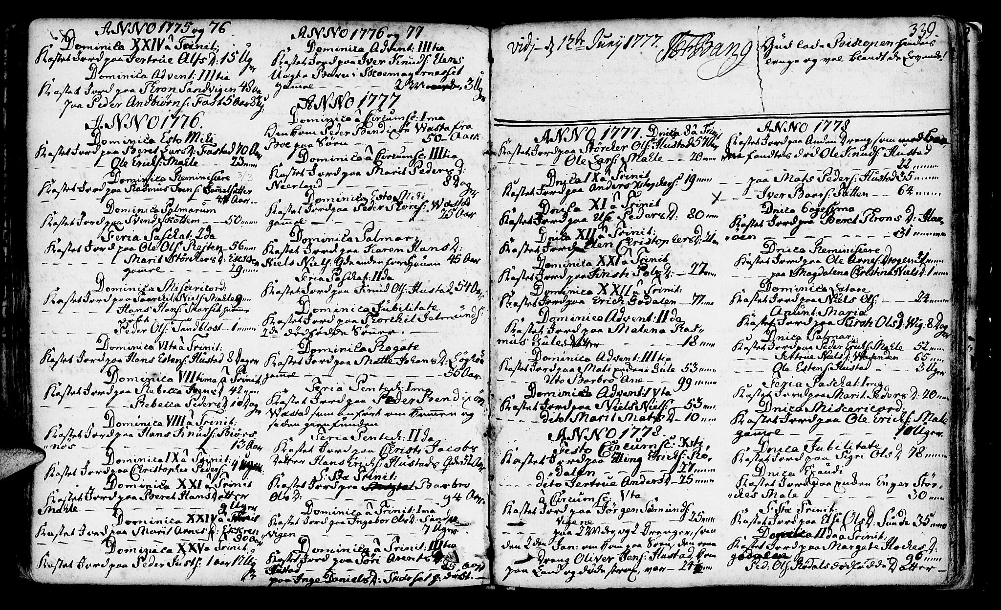 Ministerialprotokoller, klokkerbøker og fødselsregistre - Møre og Romsdal, SAT/A-1454/566/L0761: Parish register (official) no. 566A02 /1, 1767-1817, p. 339