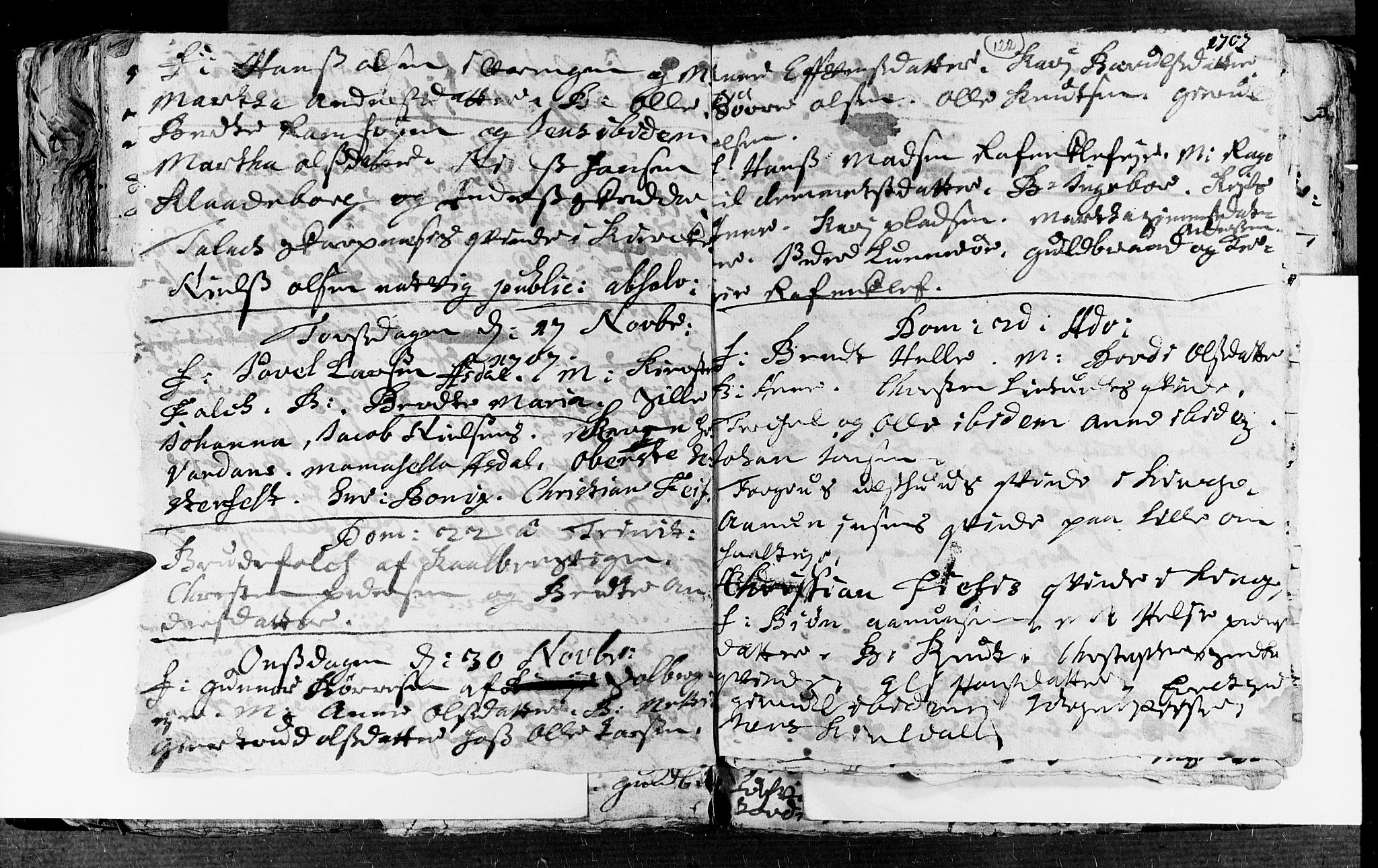 Øyestad sokneprestkontor, AV/SAK-1111-0049/F/Fa/L0002: Parish register (official) no. A 2, 1692-1722, p. 122