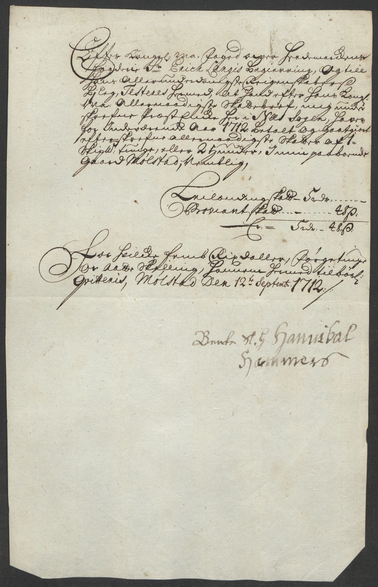 Rentekammeret inntil 1814, Reviderte regnskaper, Fogderegnskap, AV/RA-EA-4092/R16/L1049: Fogderegnskap Hedmark, 1712, p. 270