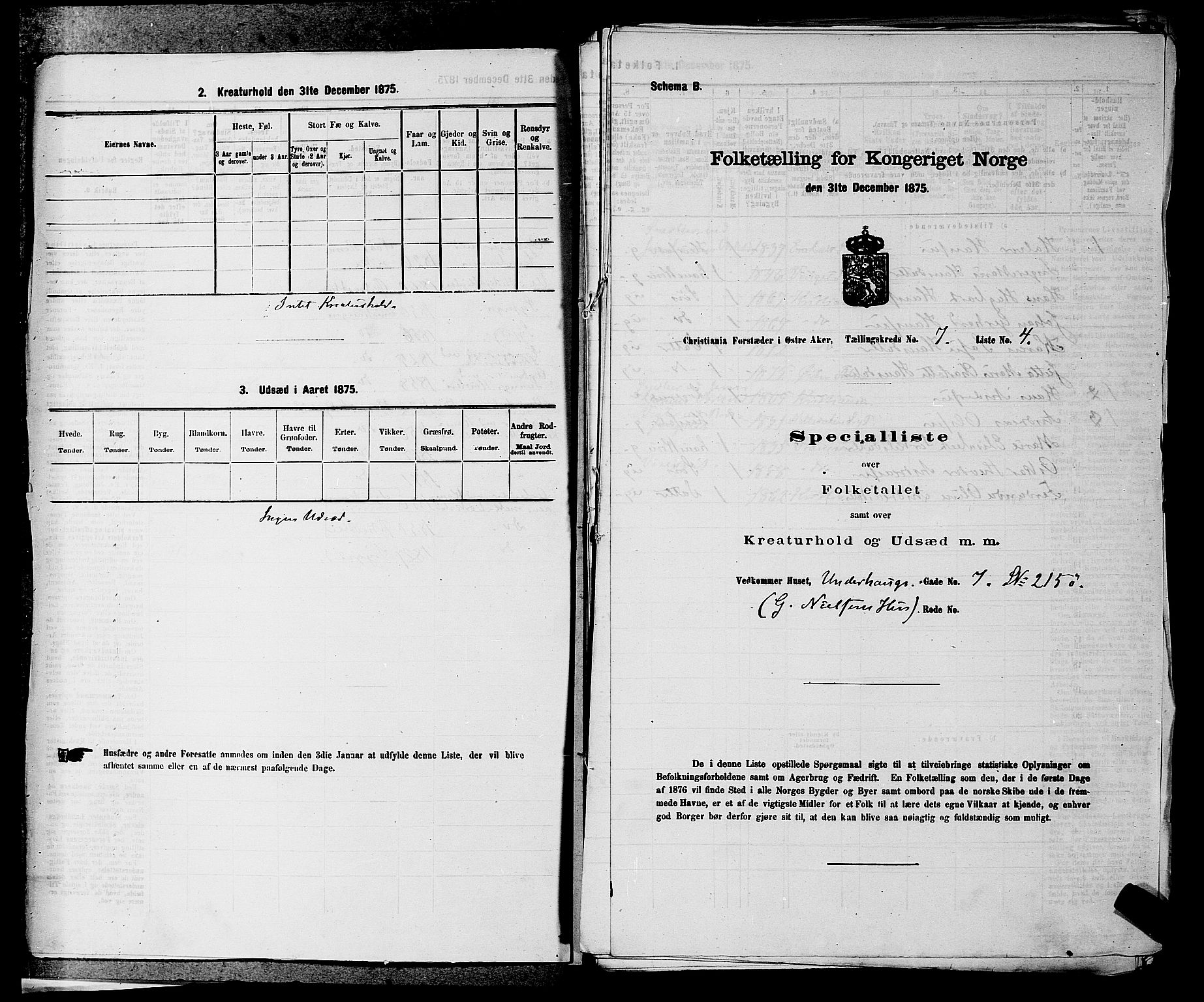 RA, 1875 census for 0218bP Østre Aker, 1875, p. 1995