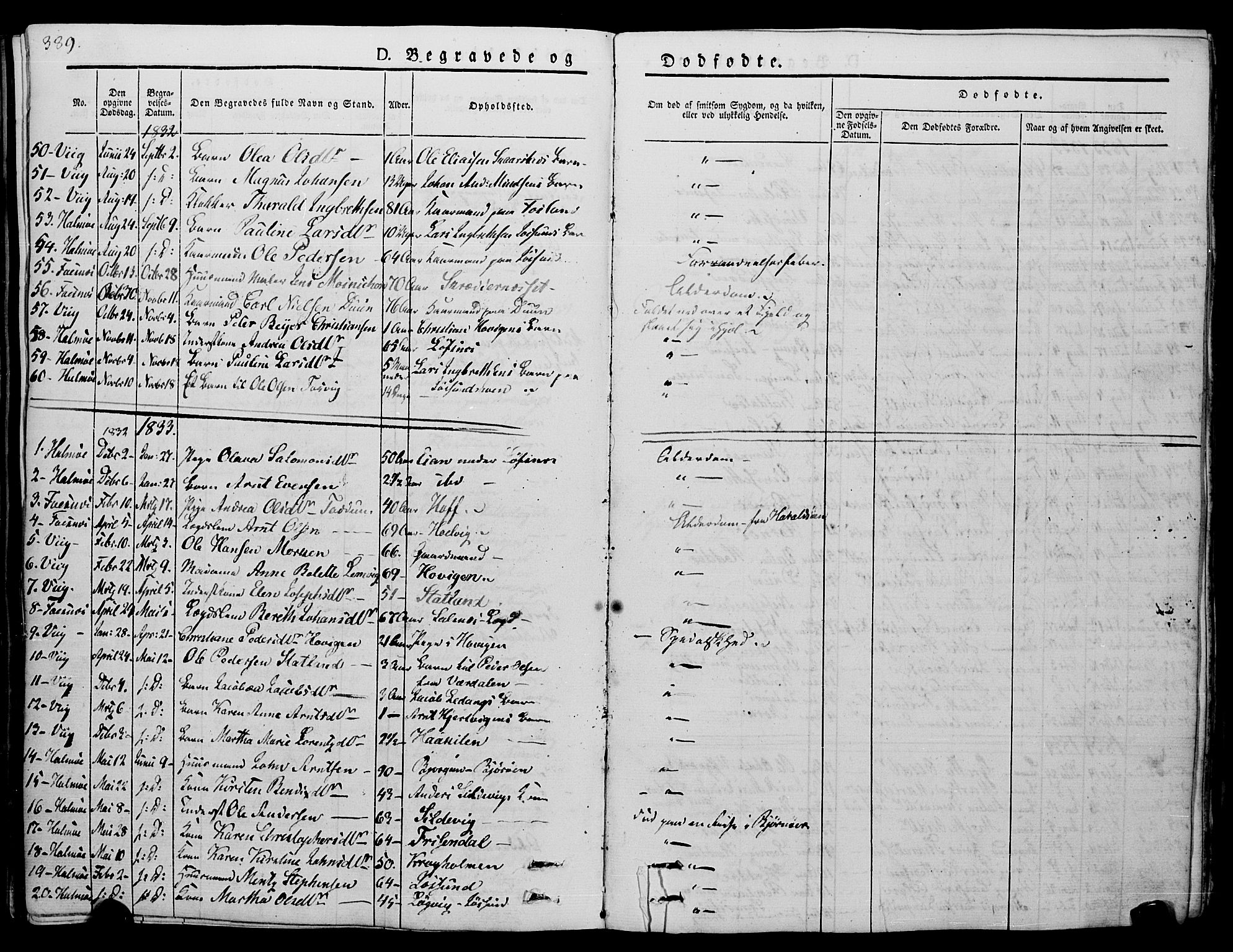 Ministerialprotokoller, klokkerbøker og fødselsregistre - Nord-Trøndelag, SAT/A-1458/773/L0614: Parish register (official) no. 773A05, 1831-1856, p. 389