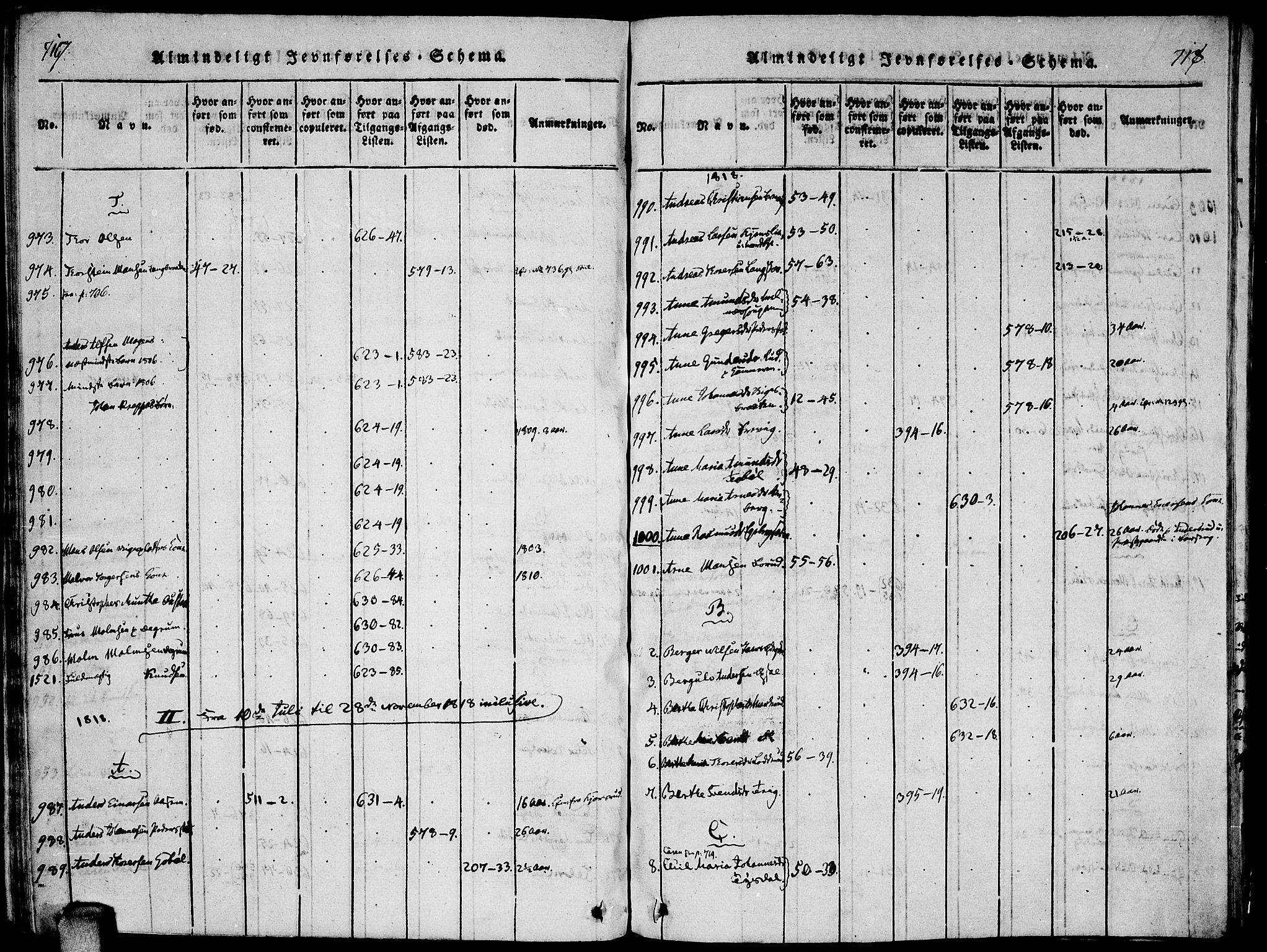 Enebakk prestekontor Kirkebøker, SAO/A-10171c/F/Fa/L0005: Parish register (official) no. I 5, 1790-1825, p. 717-718